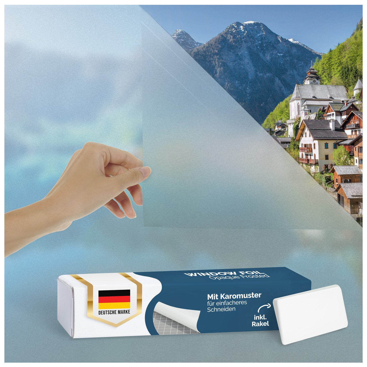 Blumtal Fensterfolie mit Milchglas-Effekt für Privatsphäre, Fensterfolie se günstig online kaufen