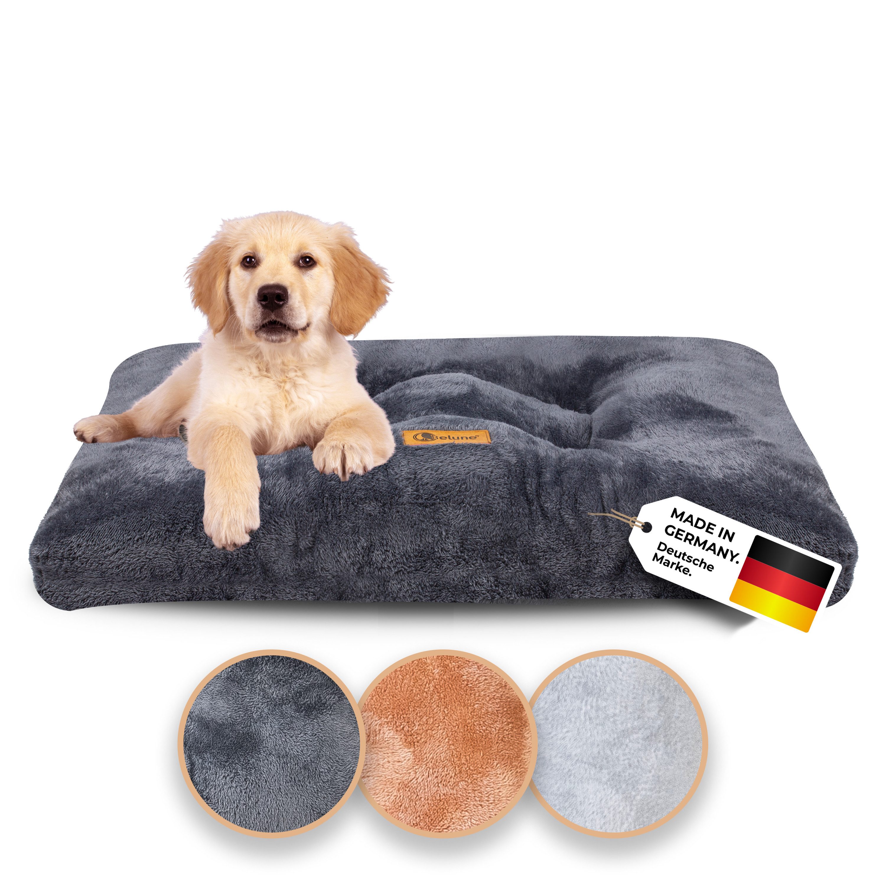 Tierbett Deluxe - Flauschiges Kuschelbett Premium - waschbar