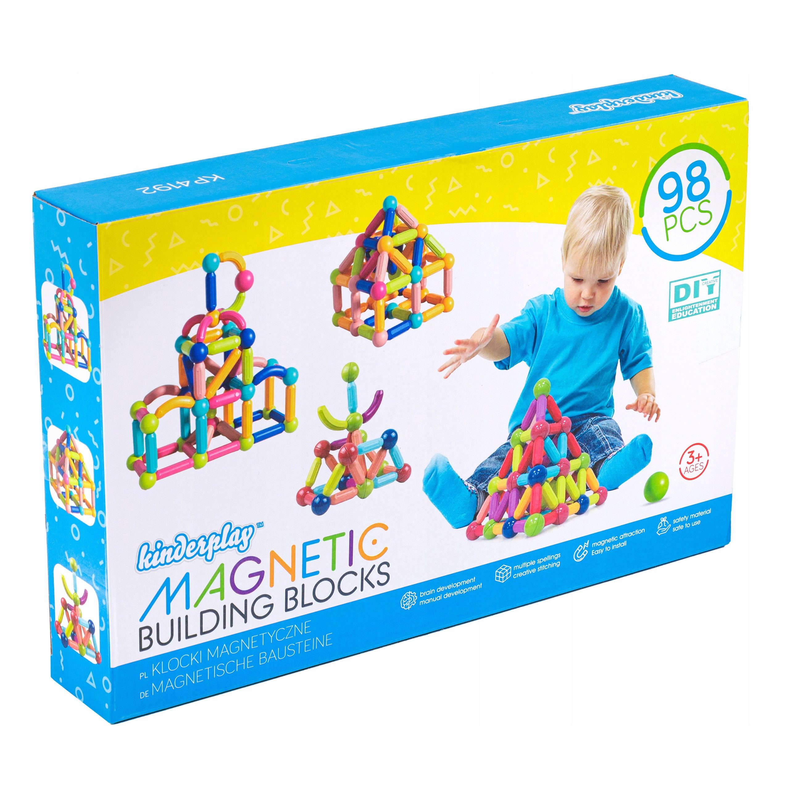 kinderplay Lernspielzeug Magnetische Konstruktionsbausteine – Lernspaß – Ki günstig online kaufen