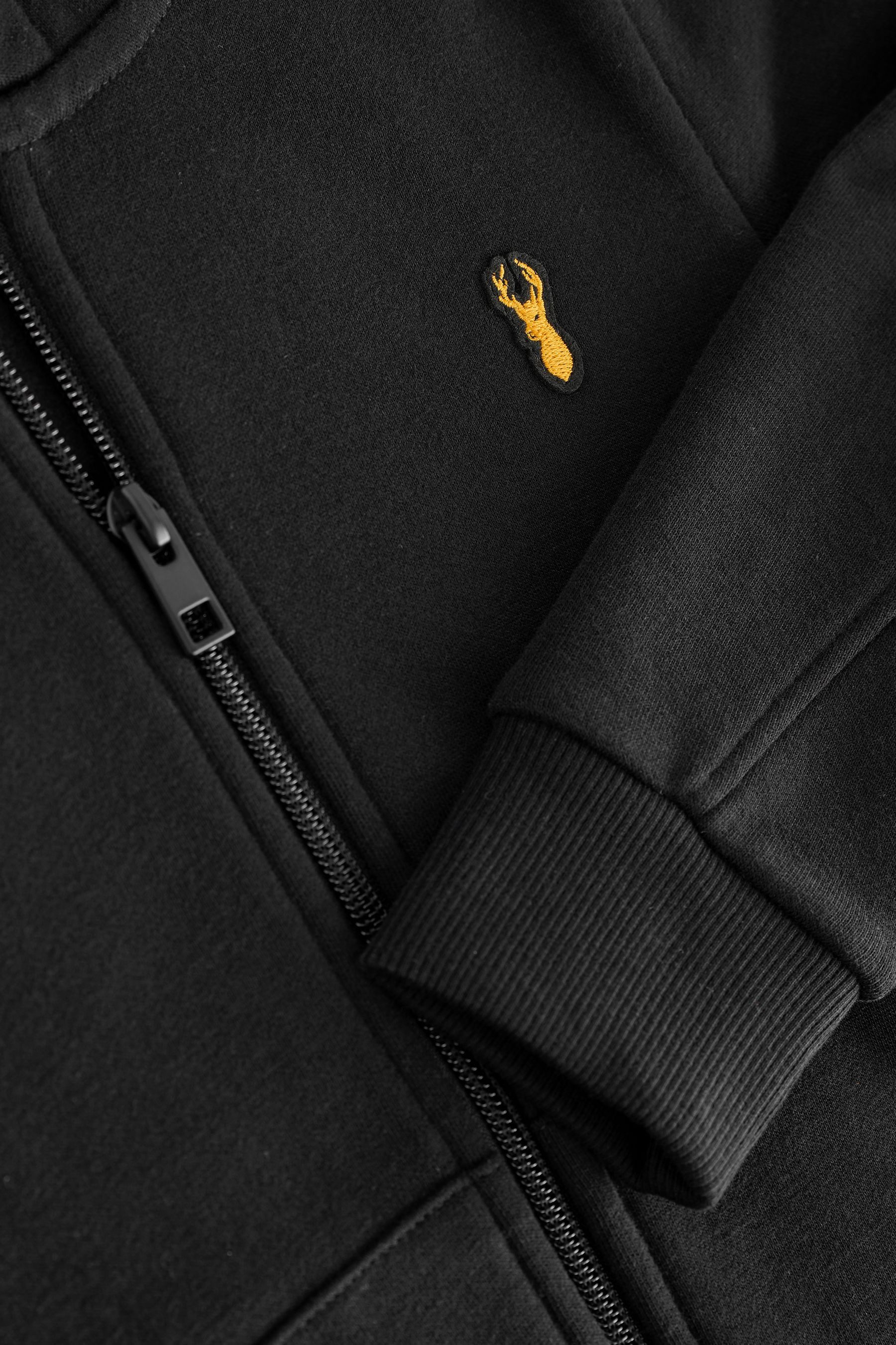 Next Hoodie Kapuzenjacke mit Reißverschluss und Hirsch (1-tlg)