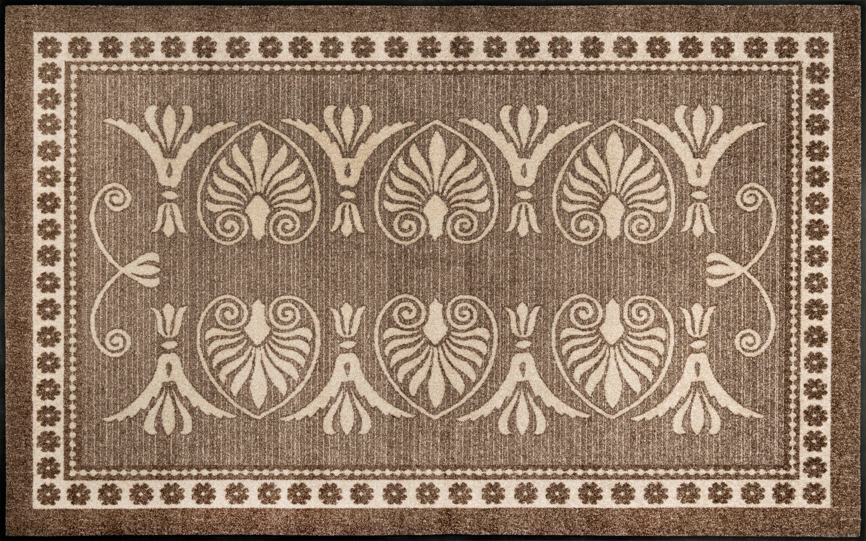 Teppich Ornamentalli, wash+dry by Kleen-Tex, In- 7 und rutschhemmend, mm, Höhe: rechteckig, waschbar geeignet, Outdoor