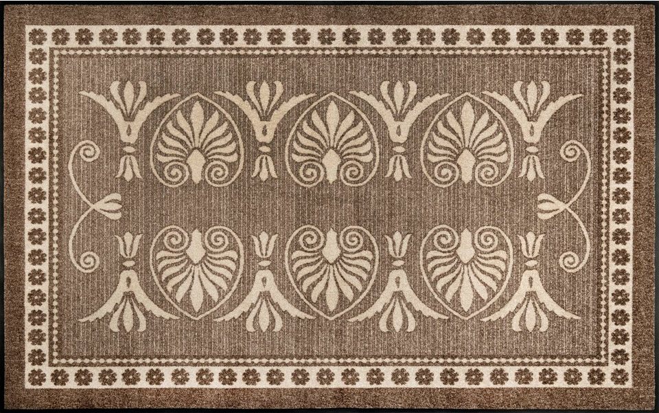 Teppich Ornamentalli, wash+dry by Kleen-Tex, rechteckig, Höhe: 7 mm,  rutschhemmend, In- und Outdoor geeignet, waschbar