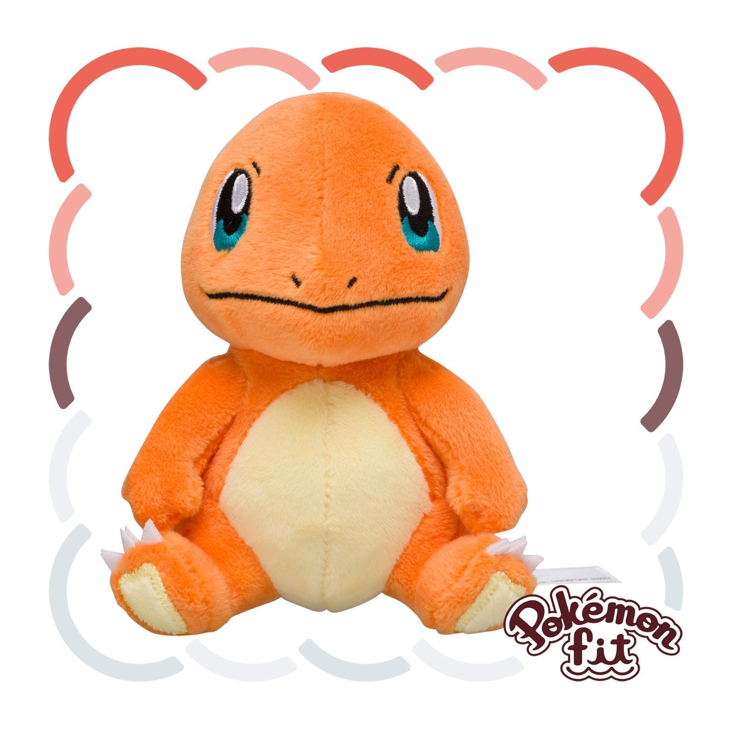 Pokémon Center Plüschfigur Pokemon Glumanda Kuscheltier - 13 cm Plüschtier Charmander