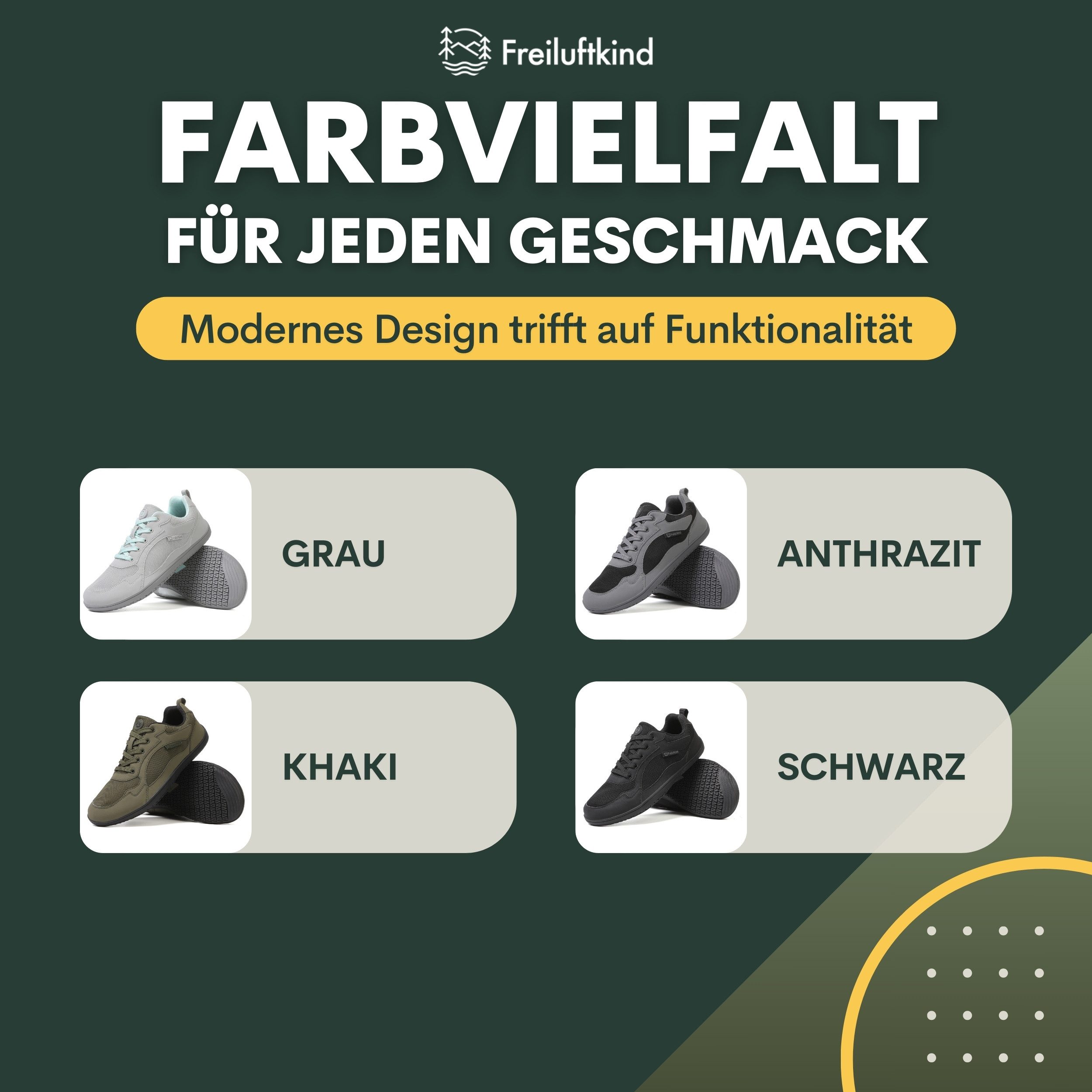 Freiluftkind Everest Sneaker – Der perfekte Schuh für dein Abenteuer Sneaker Dünne Sohle, Breite Zehenbox, Nullabsatz, Flexibel