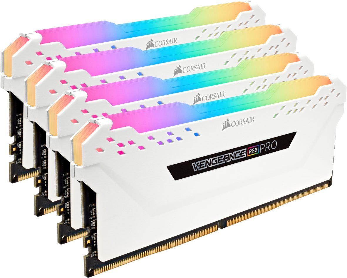 Corsair VENGEANCE® RGB 32 GB (4 x 8 GB) DDR4 DRAM 3.600 MHz C18 PC-Arbeitsspeicher