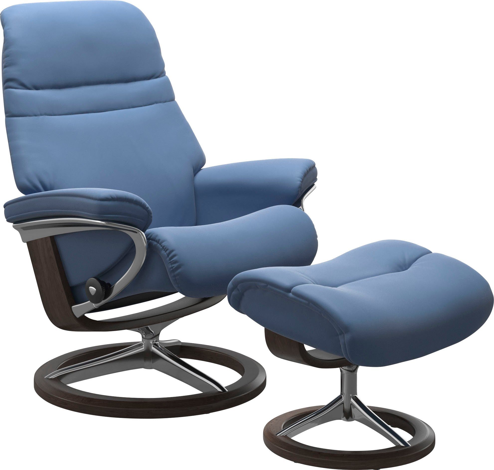 Größe Hocker), Relaxsessel Signature Relaxsessel Wenge mit Stressless® mit L, Sunrise (Set, Gestell Base,