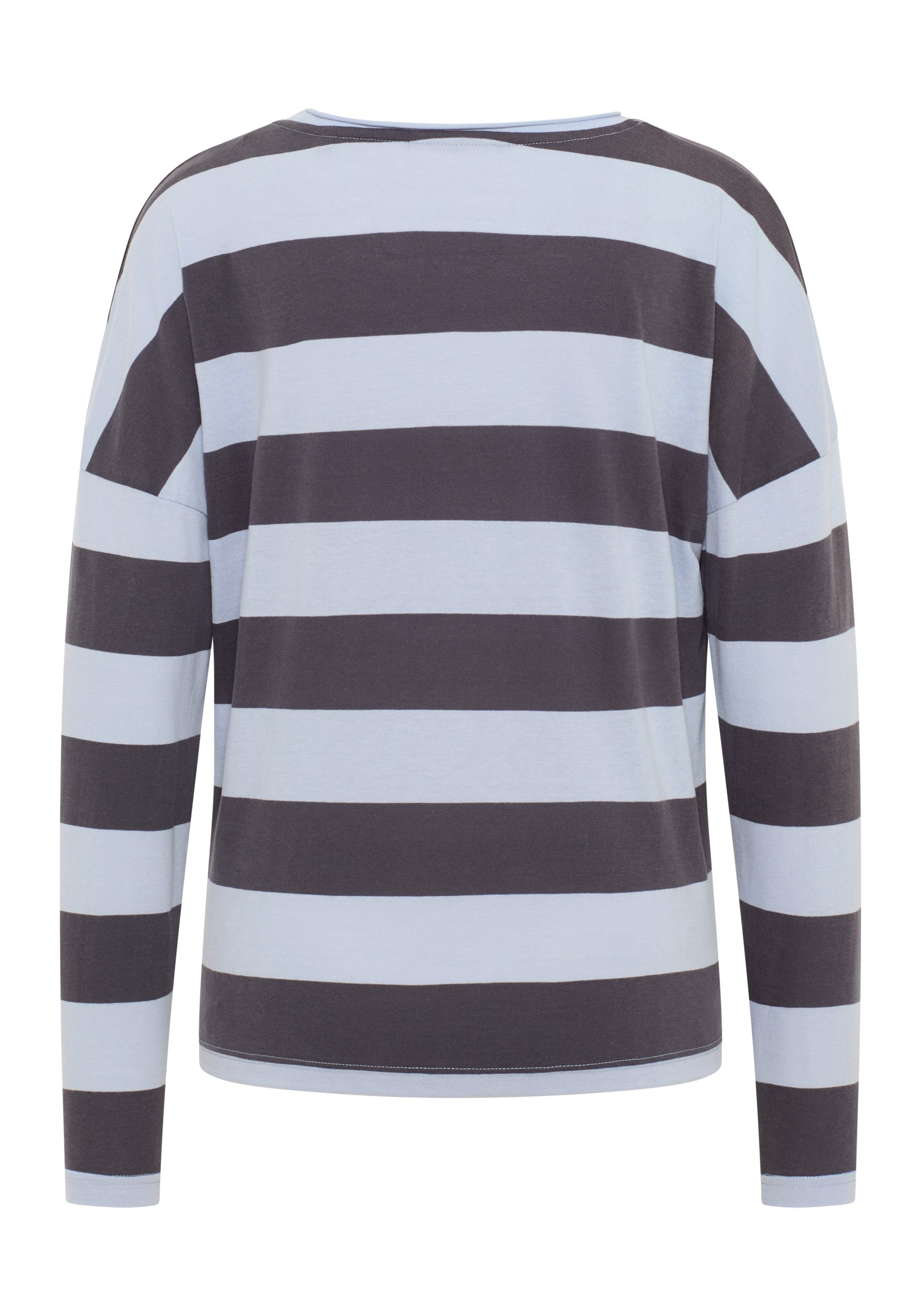 Elbsand Langarmshirt Milia breiter Ausschnitt, locker geschnitten günstig online kaufen