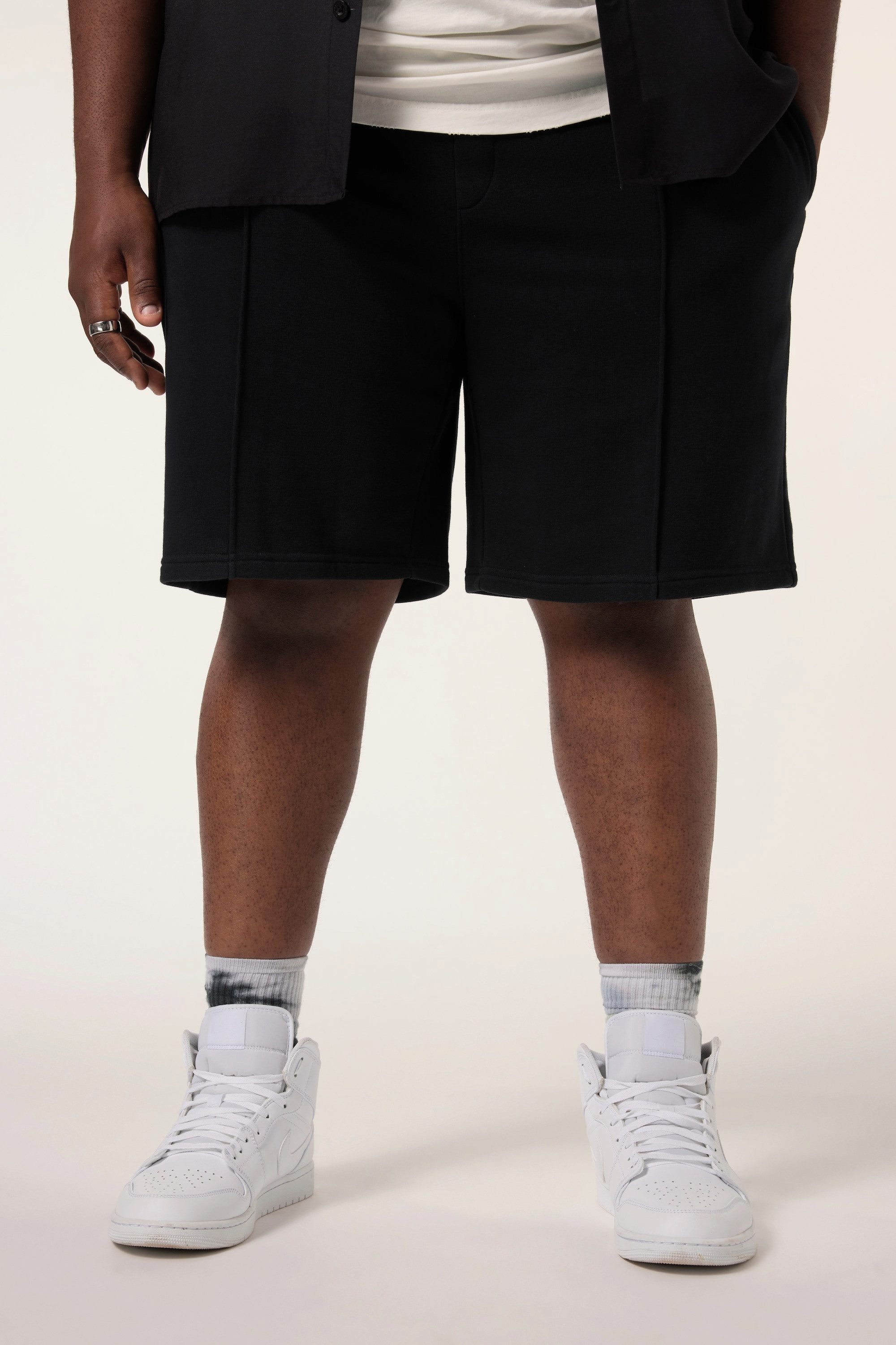 STHUGE Bermudas STHUGE Sweatbermuda Elastikbund Naht günstig online kaufen