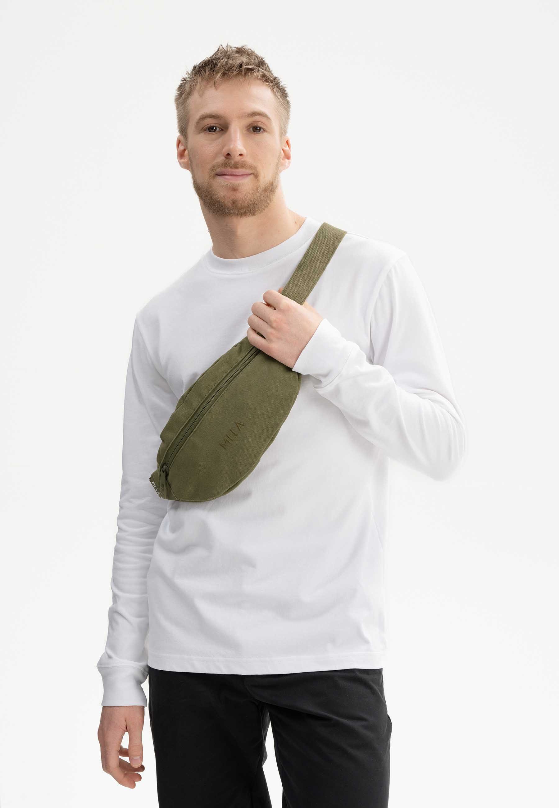 MELA Bauchtasche Bauchtasche, Verstellbarer Schultergurt