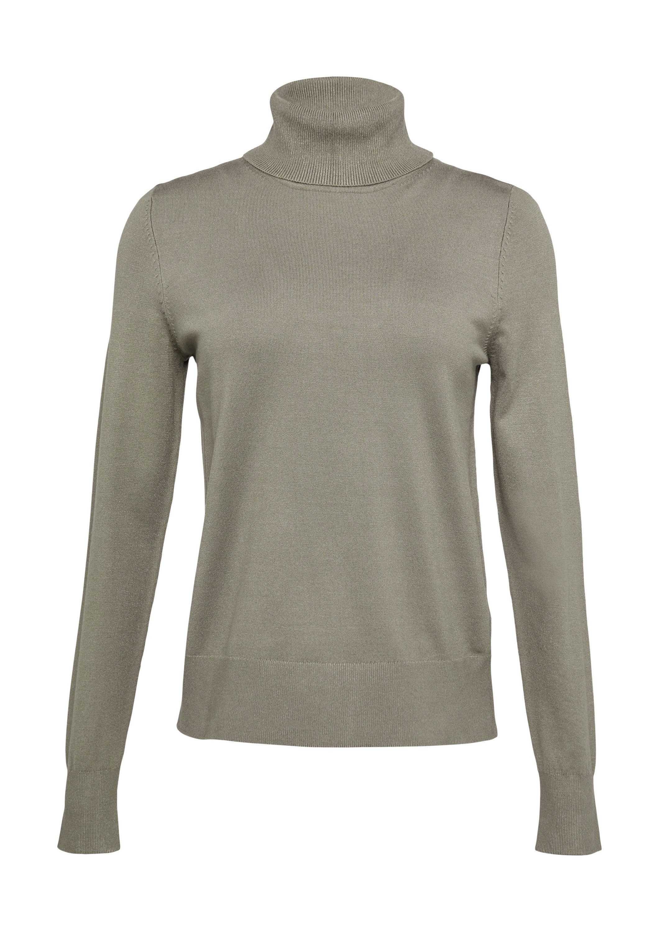 s.Oliver Longpullover Strickpullover Feinstrickpullover mit Rollkragen günstig online kaufen