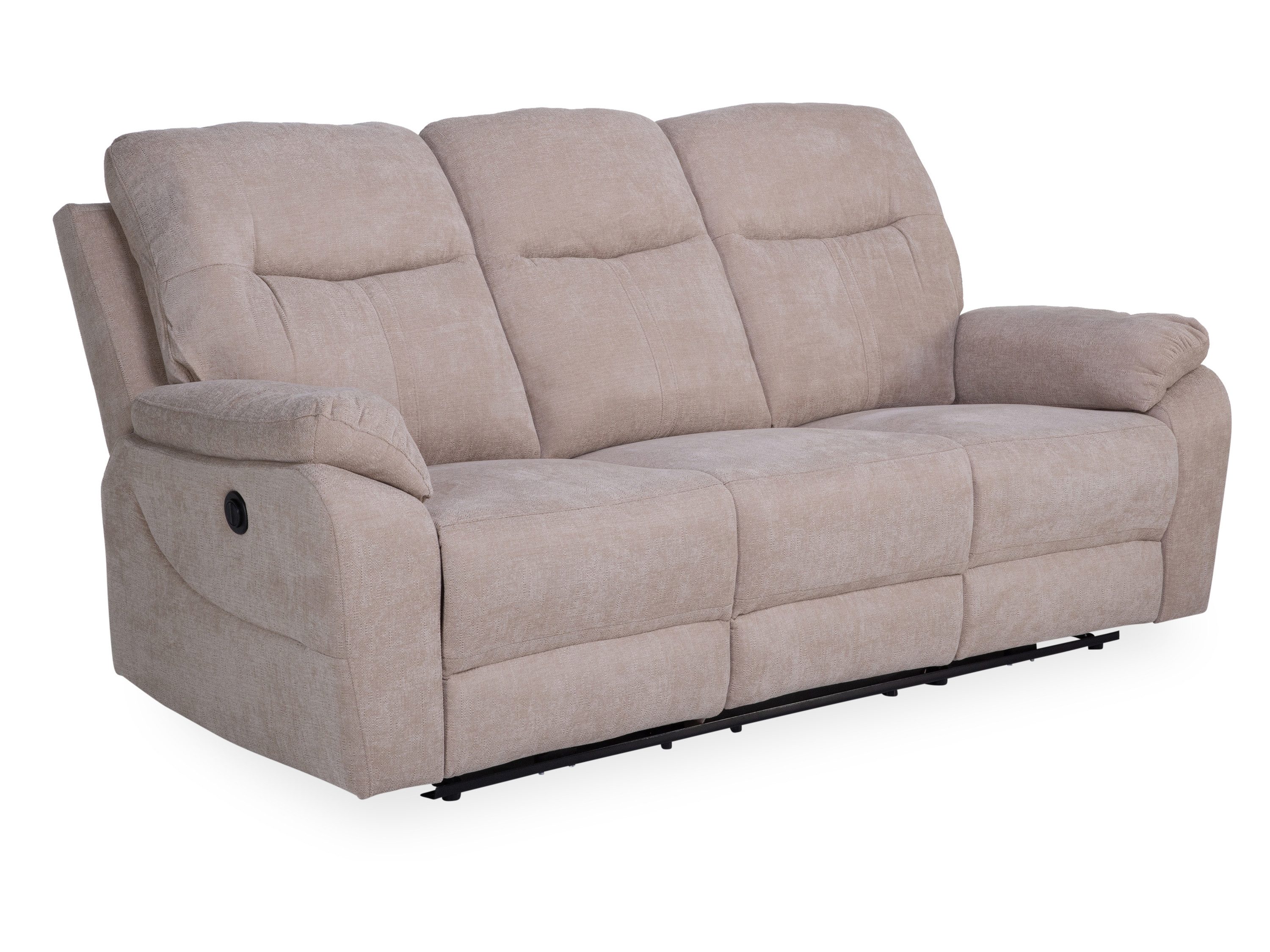 HARPER Sofa Sofa 3 Sitzer HARPER HOSSA BHT 212x96x103 cm beige Couch Einzelsofa