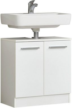 Saphir Badmöbel-Set Quickset 335 5-teilig, Waschbeckenunterschrank mit LED-Spiegelschrank, (5-St), Hochschrank, Unterschrank, Hängeschrank, inkl. Türdämpfer, 7 Türen