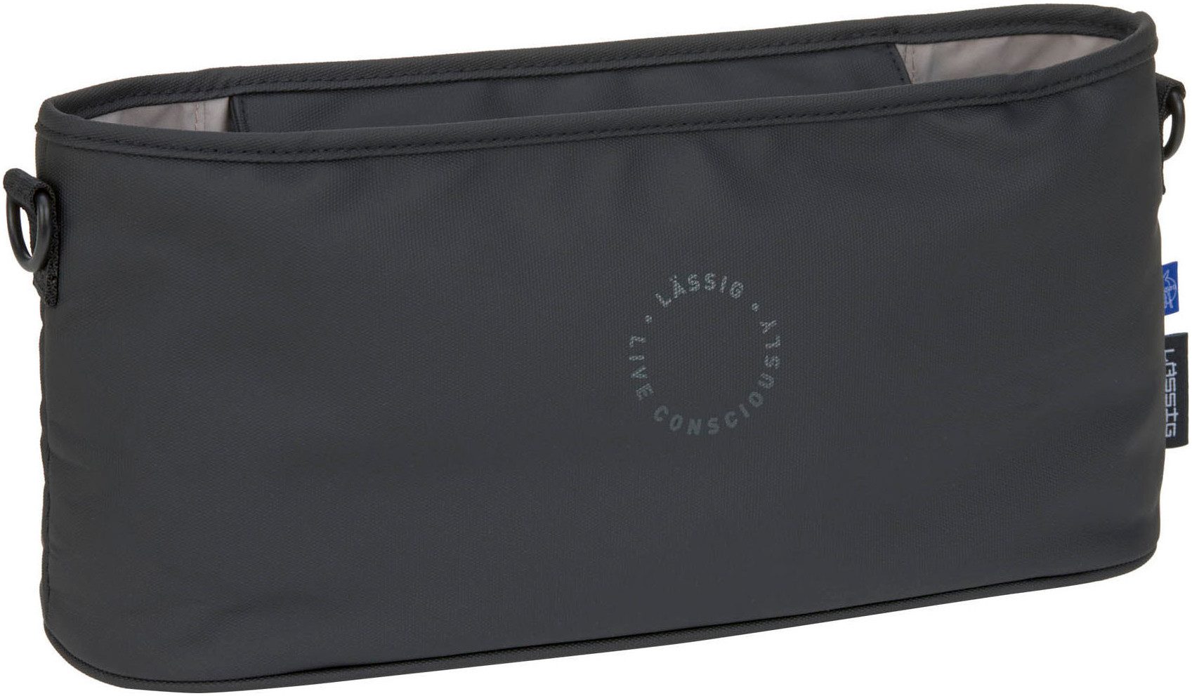 LÄSSIG Kinderwagen-Tasche Green Label, Buggy Organizer, black, für Kinderwagen oder Buggy