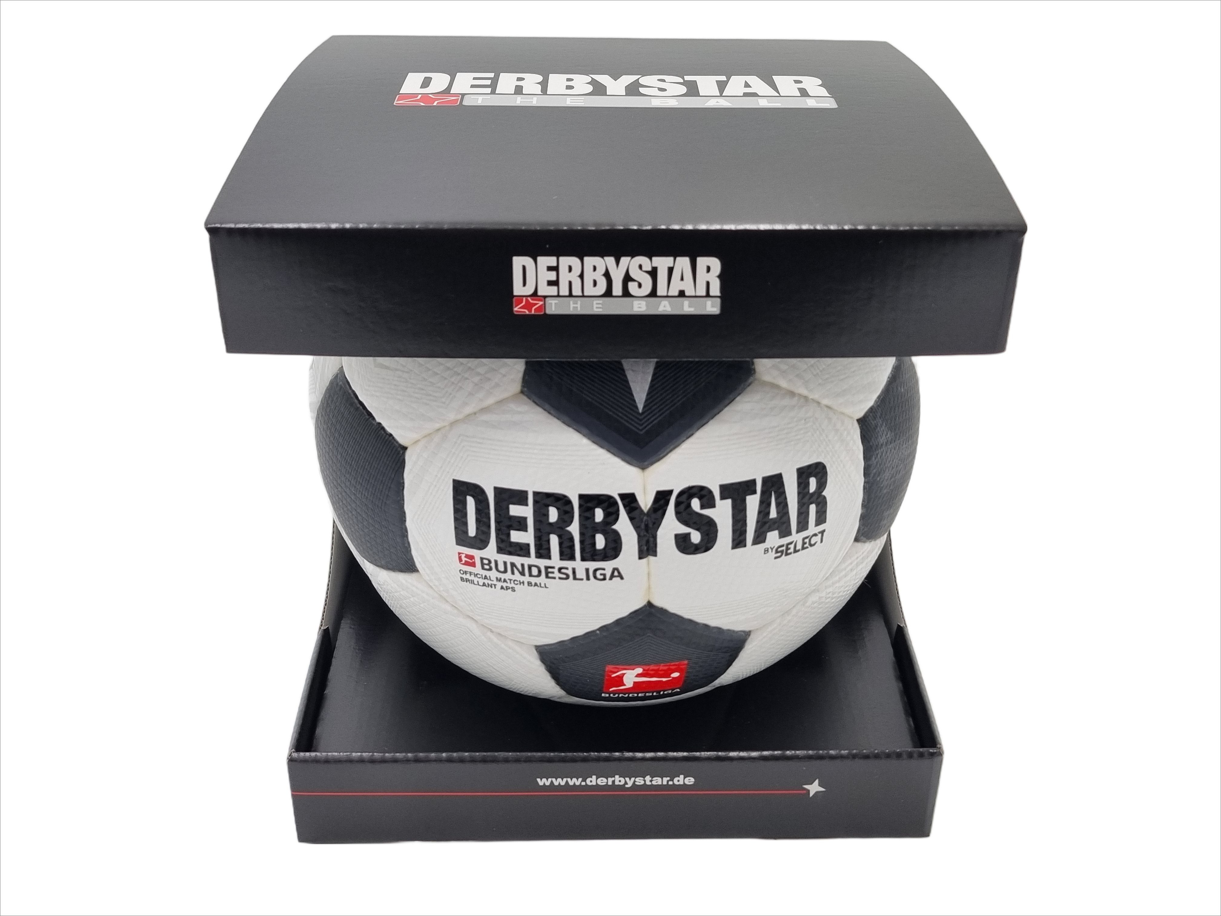 Derbystar Fußball Brillant APS Spielball/Matchball 2023/2024 - in Geschenkbox