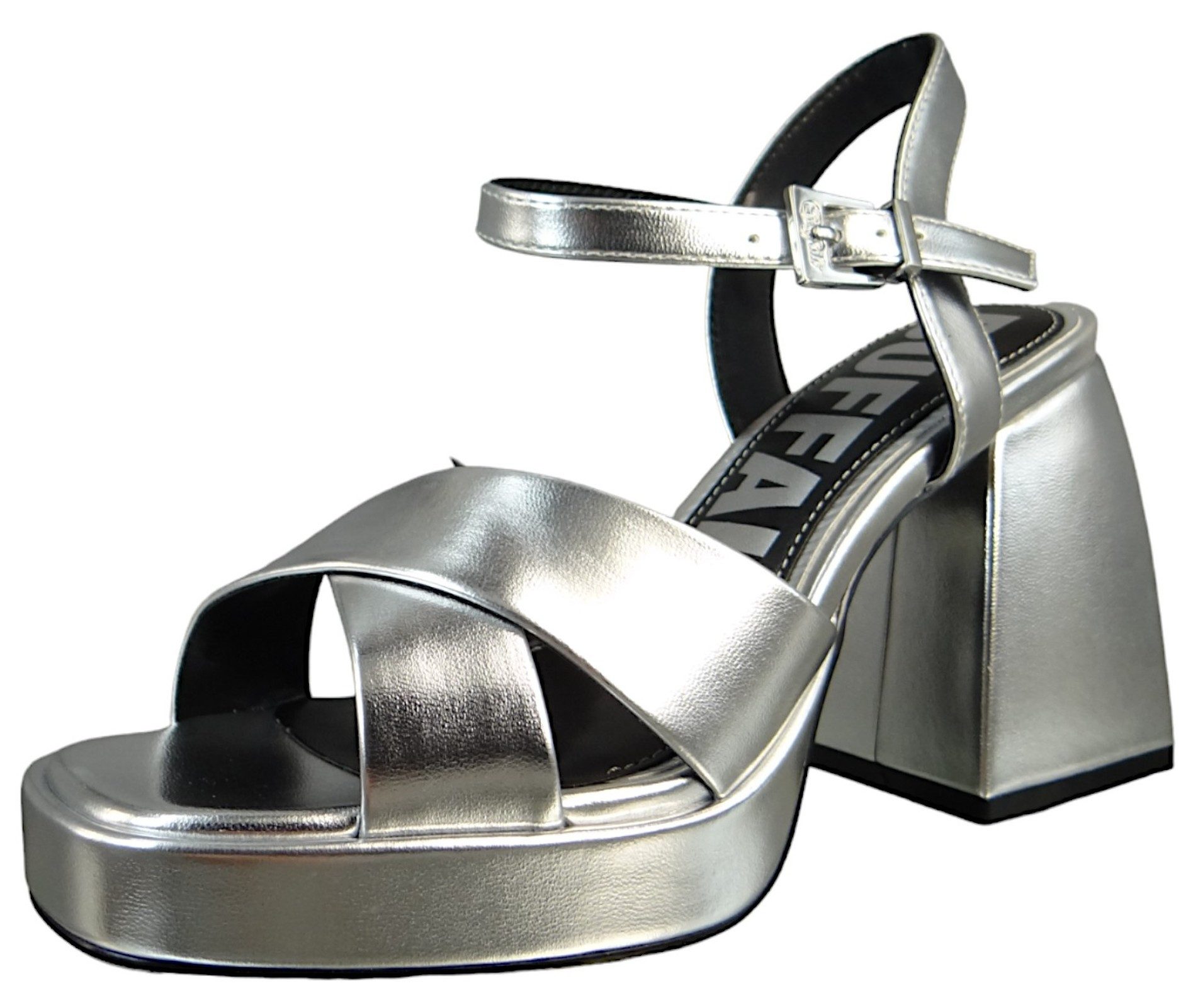 Buffalo 1291493 Bella Cross Silver Sandale