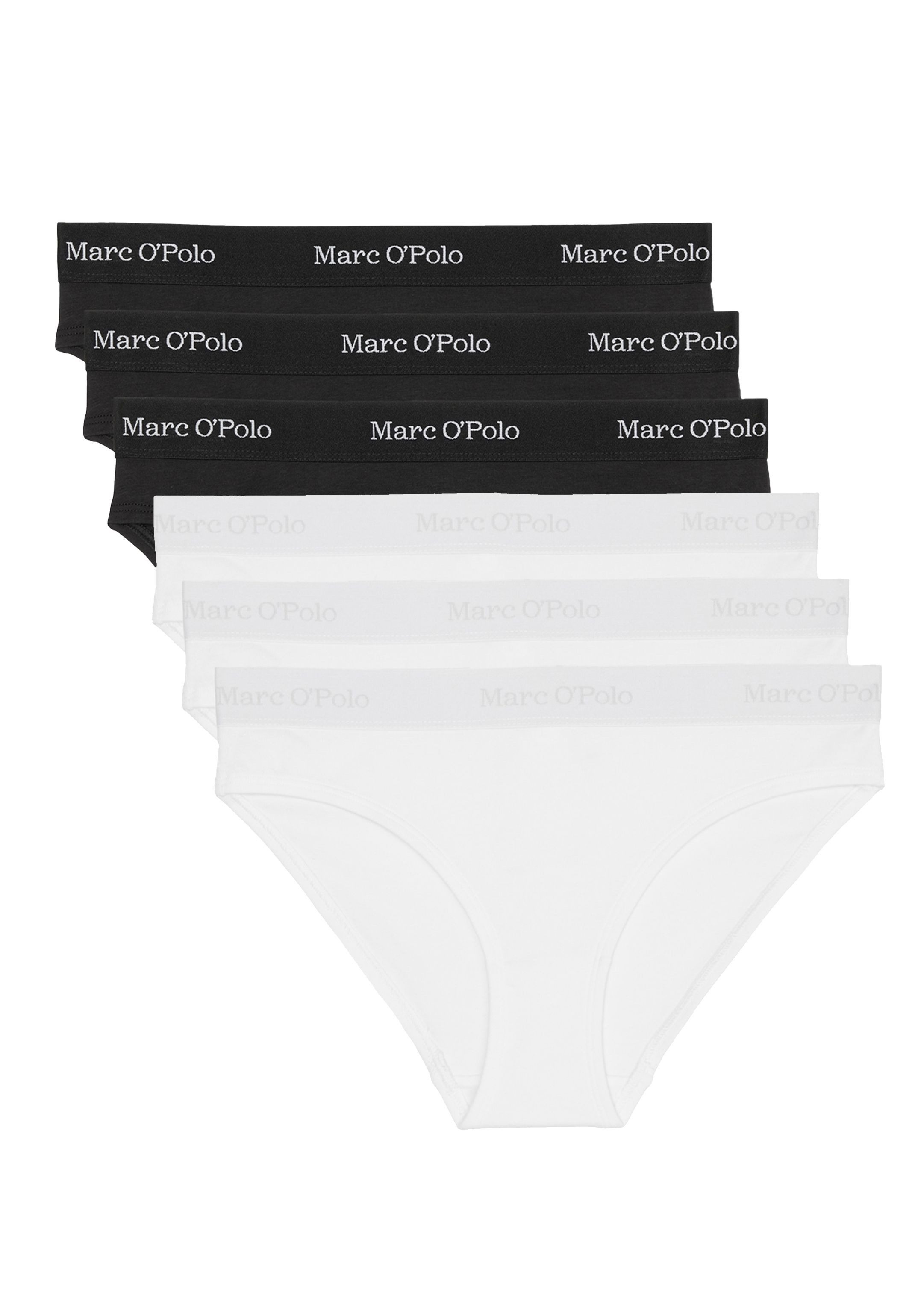 Marc O'Polo Rioslip 6er Pack Essentials (Spar-Set, 6-St) Rio Slip - Baumwolle - Atmungsaktiv - Bequeme Passform