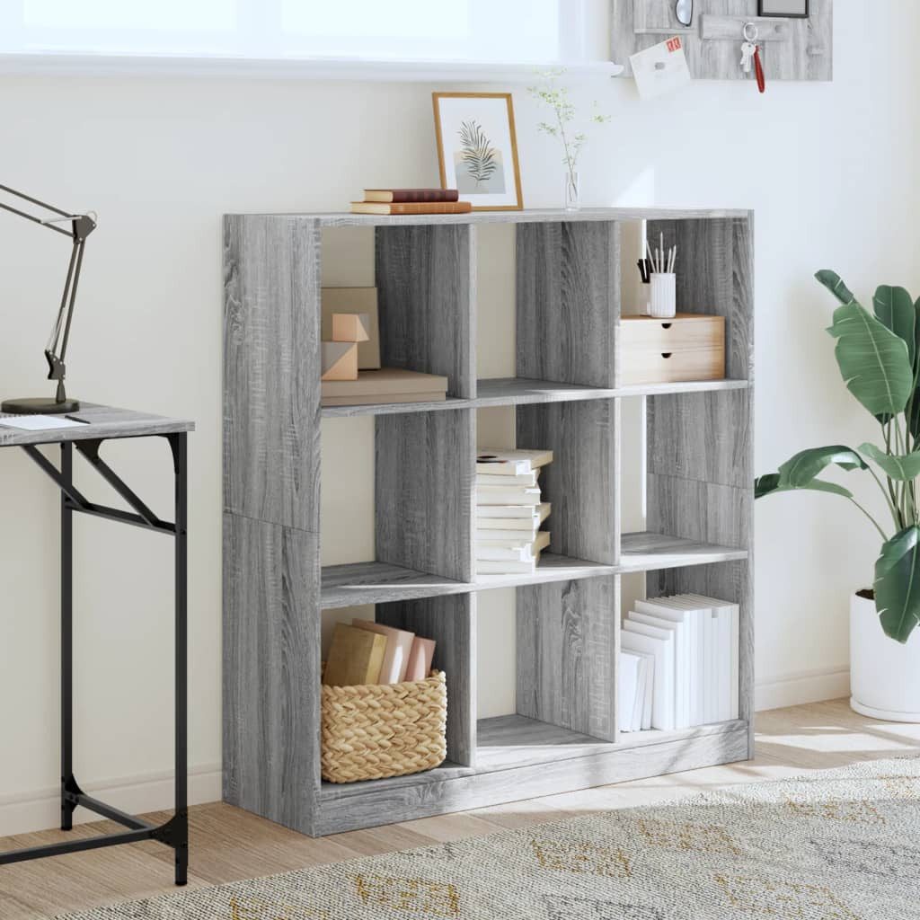 vidaXL Bücherregal Bücherregal Grau Sonoma 102x32x108 günstig online kaufen