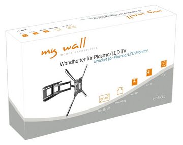 my wall H18-3L TV-Wandhalterung, (bis 60 Zoll, Packung, 1-teilig, Wandhalter für LCD TV)