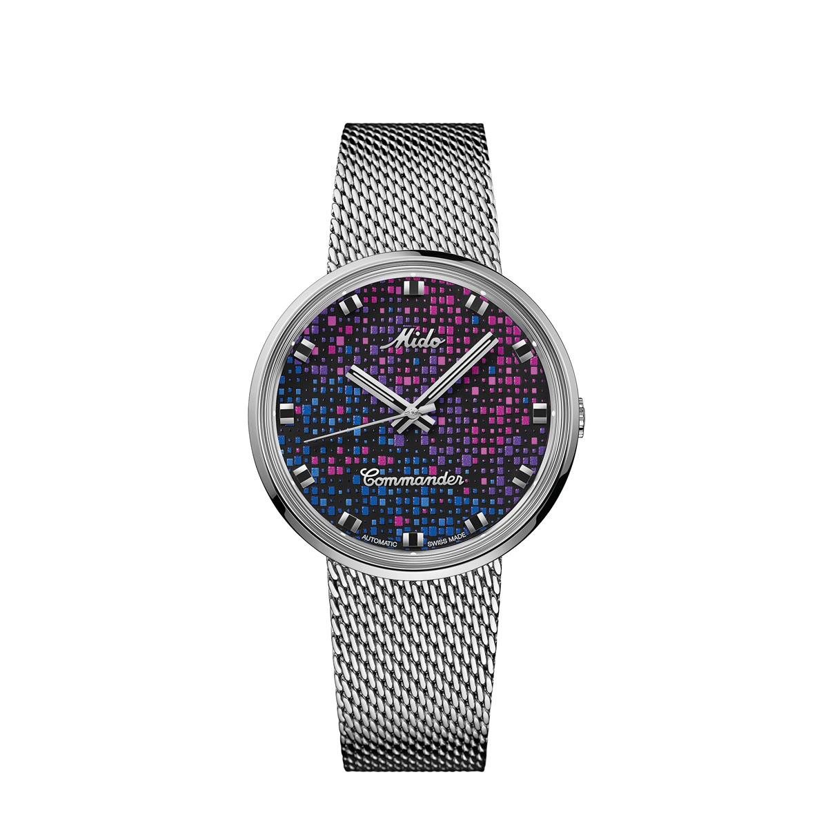 Mido Quarzuhr Mido Herren Uhr M8429.4.N7.11 Commander 1959, (1-tlg)