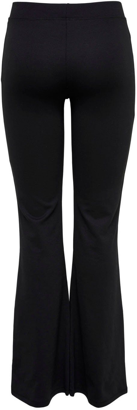 ONLY Jerseyhose ONLFEVER STRETCH 30 JRS FLAIRED PANTS Black