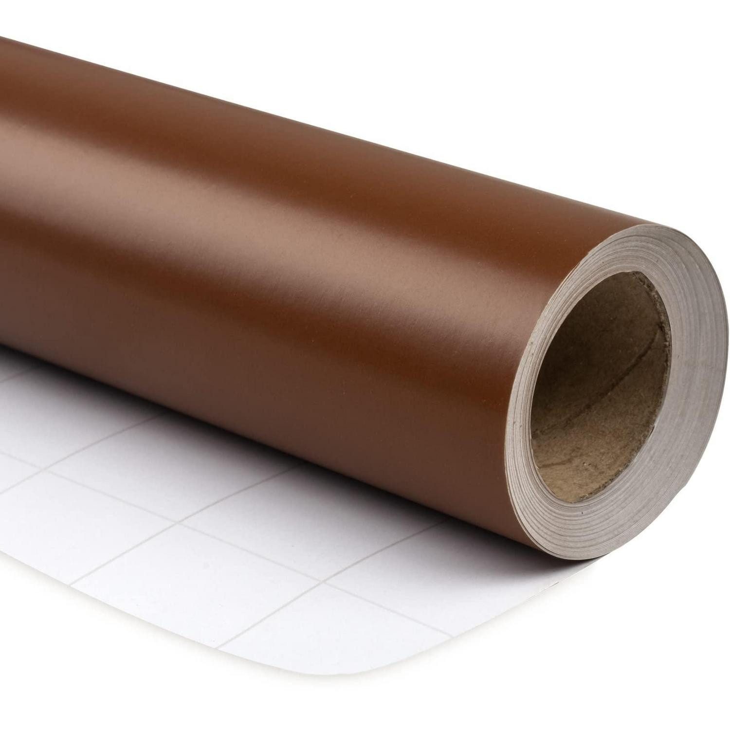 LuxusKollektion Geschenkpapier Geschenkpapier Schokobraun 76cm x 10m