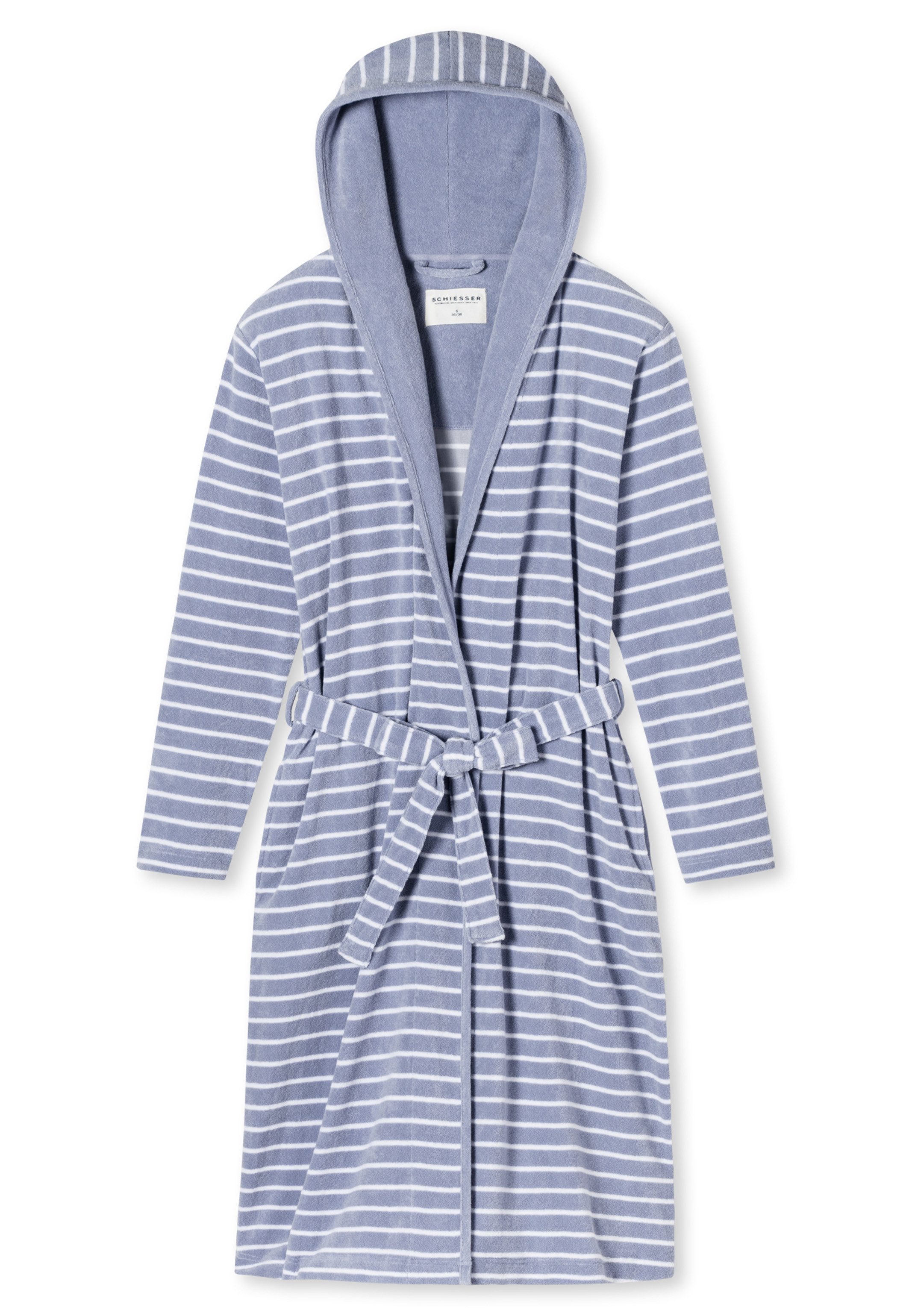 Schiesser Bademantel Feather Terry, Baumwolle, nicht günstig online kaufen
