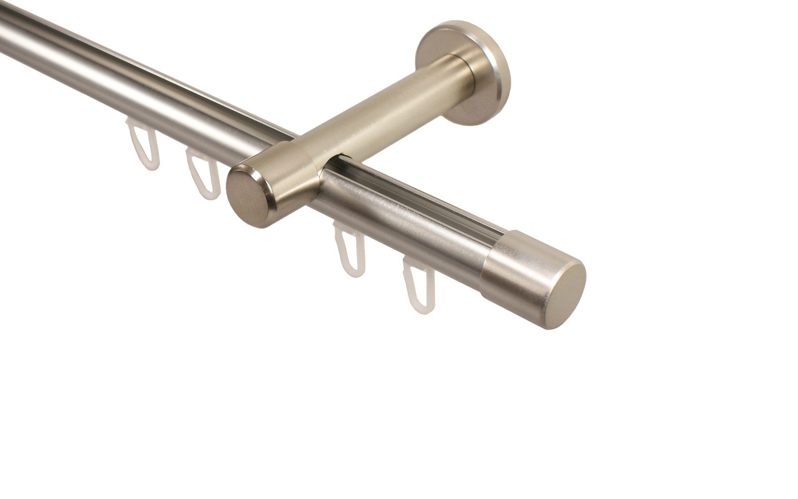 iso-design Gardinenstange Innenlauf 20 mm 1-läufig Endstück Kappe Wandabsta günstig online kaufen