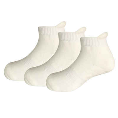 Yalion Arbeitssocken Babysocken (3-Paar) Anti-Rutsch-Socken Weiche Kinder Baumwoll Socke Atmungsaktiv und warm