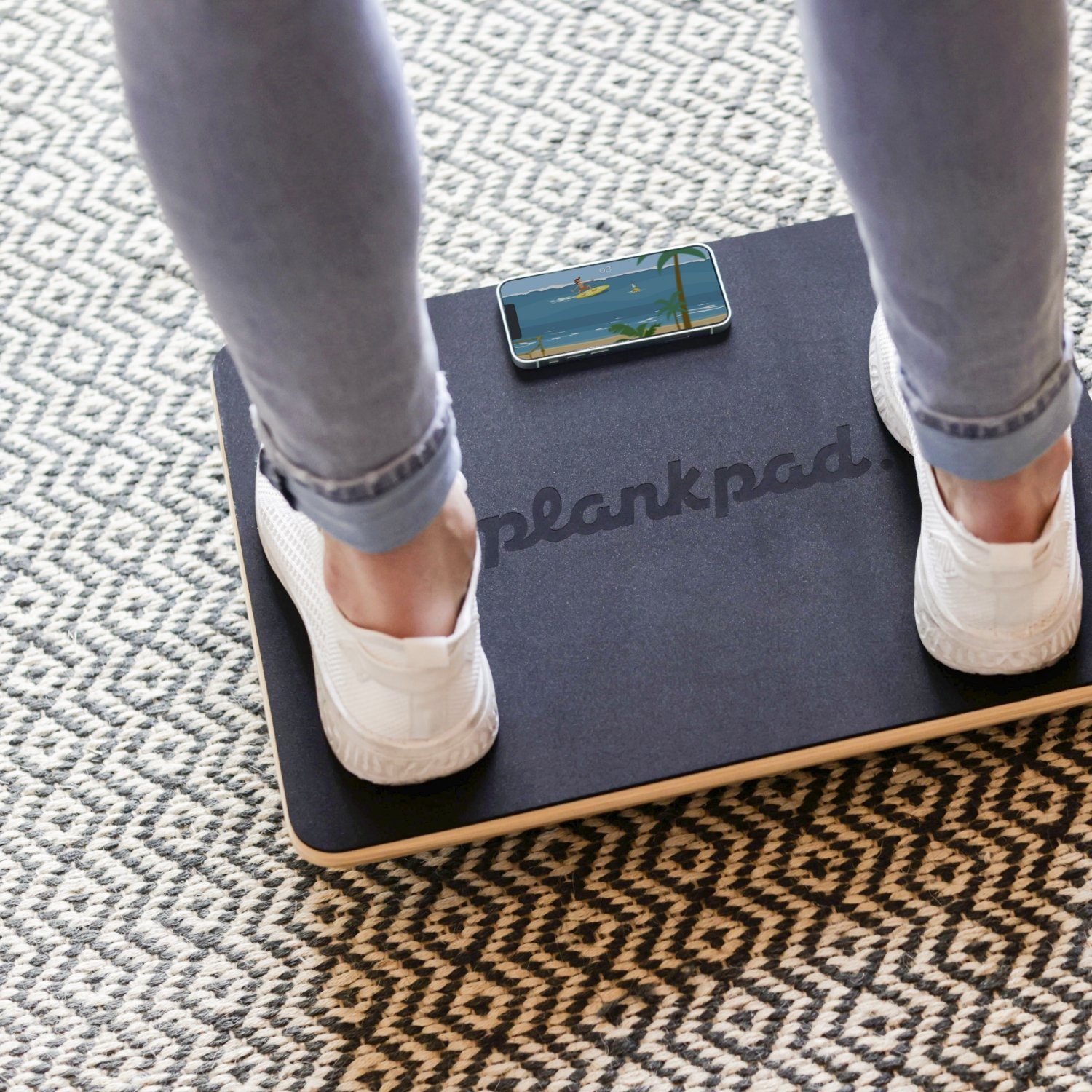 plankpad Balanceboard interaktiver Dein Trainer Ganzkörper PRO, Plankpad