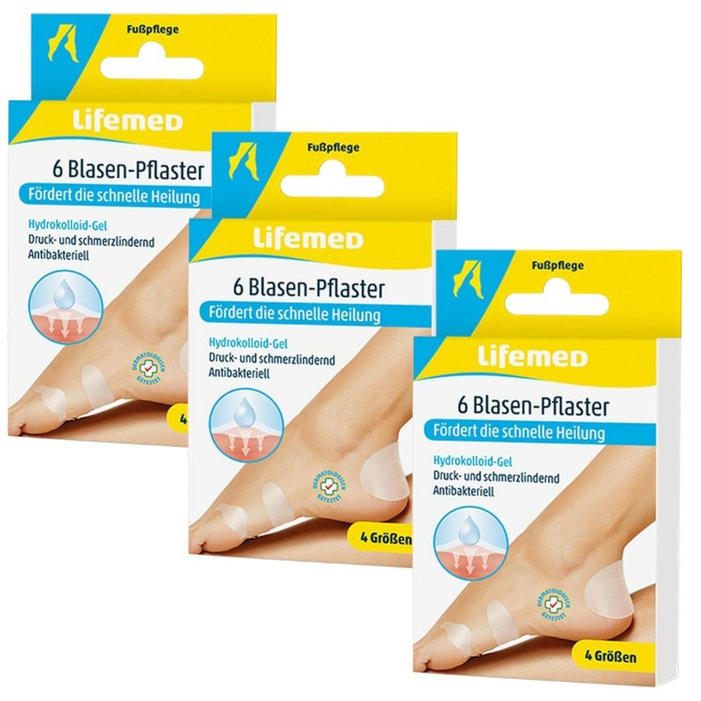 LifeMed Blasenpflaster 3x Lifemed Blasen Pflaster 3x 6 Stück