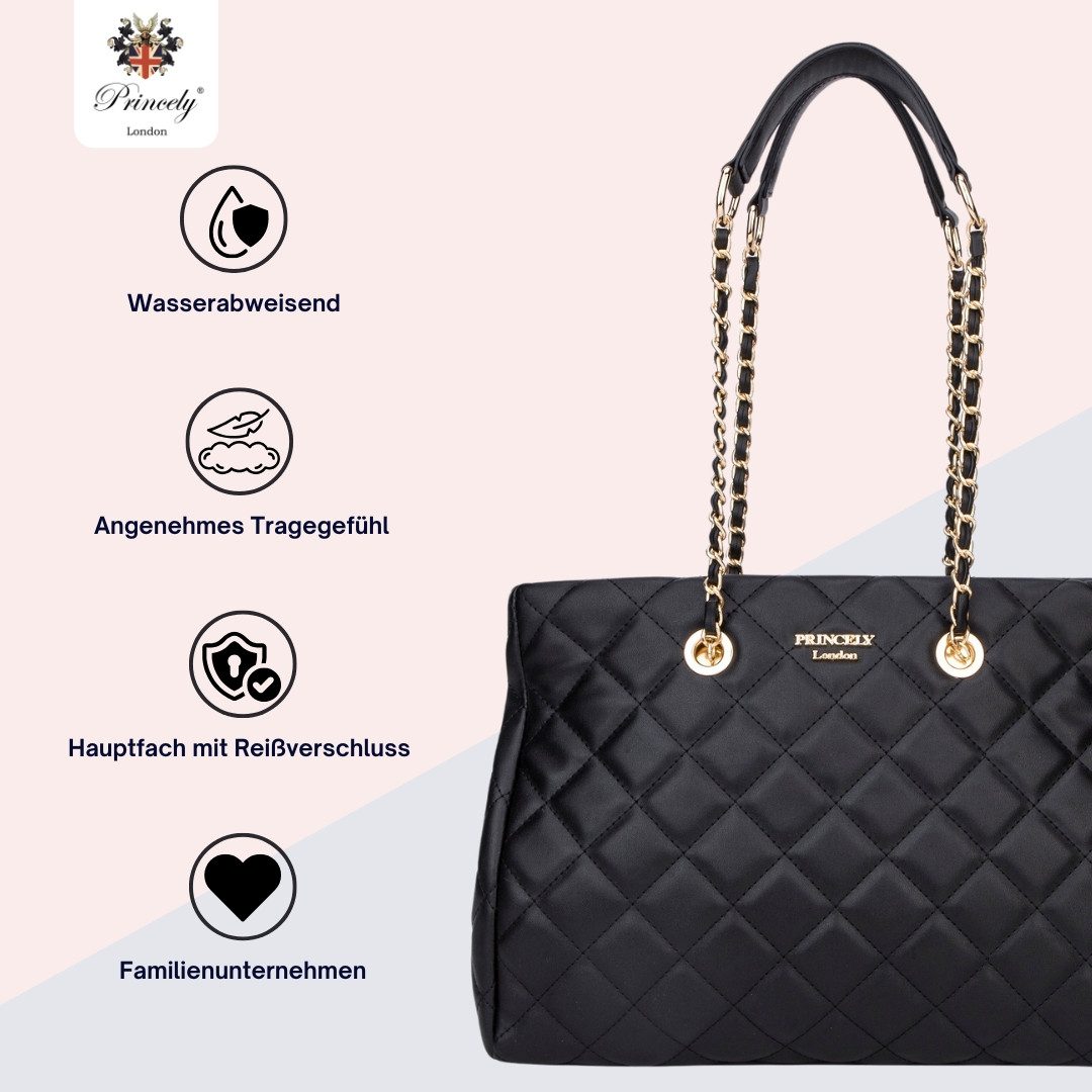 Princely London Schultertasche Emily – Elegante Tasche für Damen für Alltag günstig online kaufen