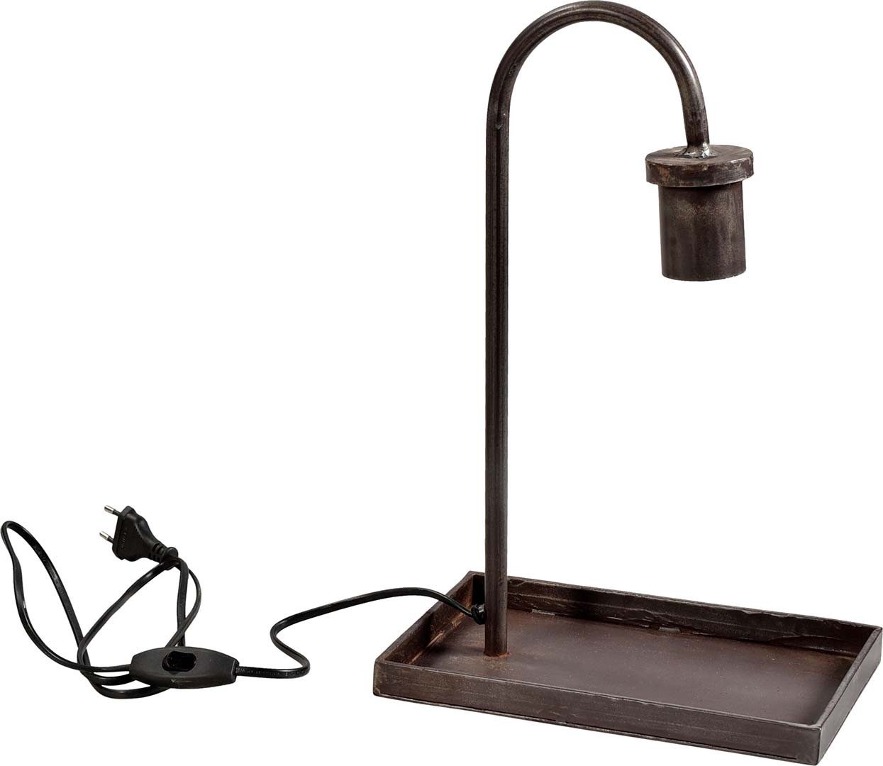 Trademark Living Lampenschirm Geborgene Tischlampe für Sideboard oder Vitrine