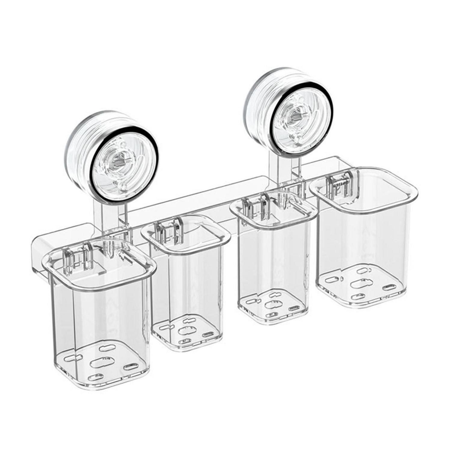 LuxusKollektion Zahnbürstenhalter Zahnbürstenhalter Saugnapf ohne Bohren Max 6KG