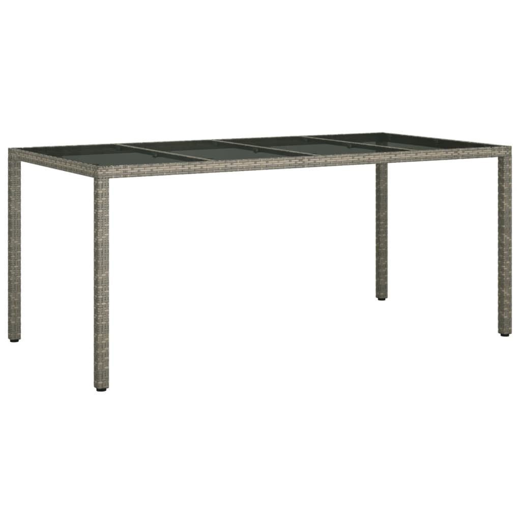 vidaXL Gartentisch Gartentisch Grau 190x90x75 cm günstig online kaufen