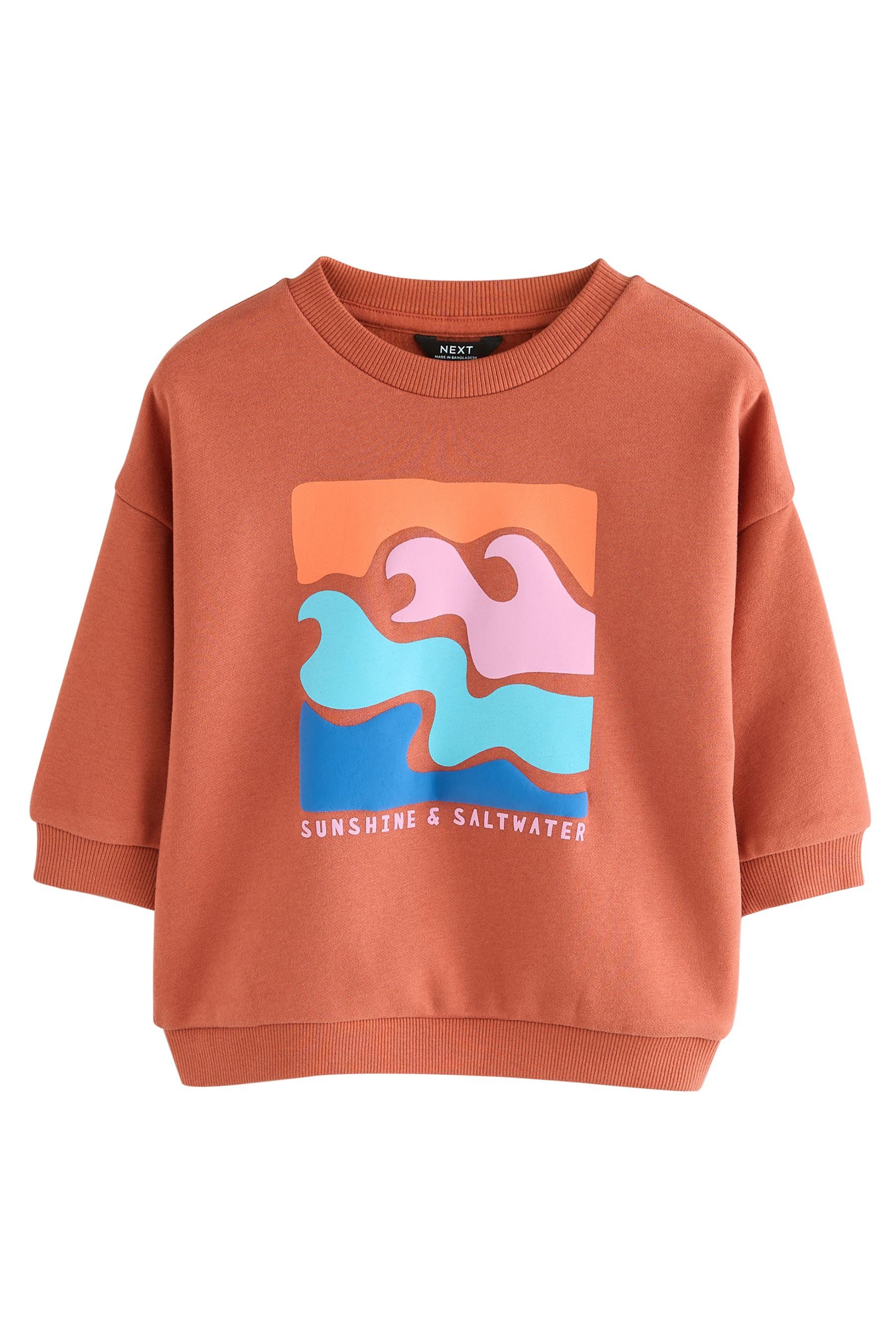 Next Sweater Sweatshirt mit Print aus günstig online kaufen