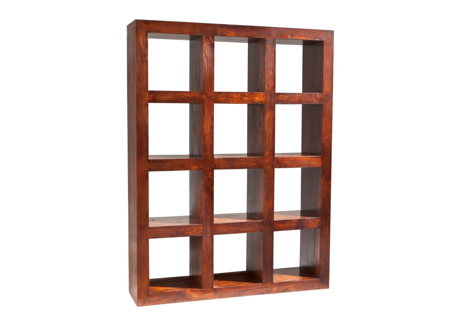 Massivmoebel24 Raumteiler, 1-tlg., Raumteiler Akazie 138x36x184 nougat lackiert OXFORD #430