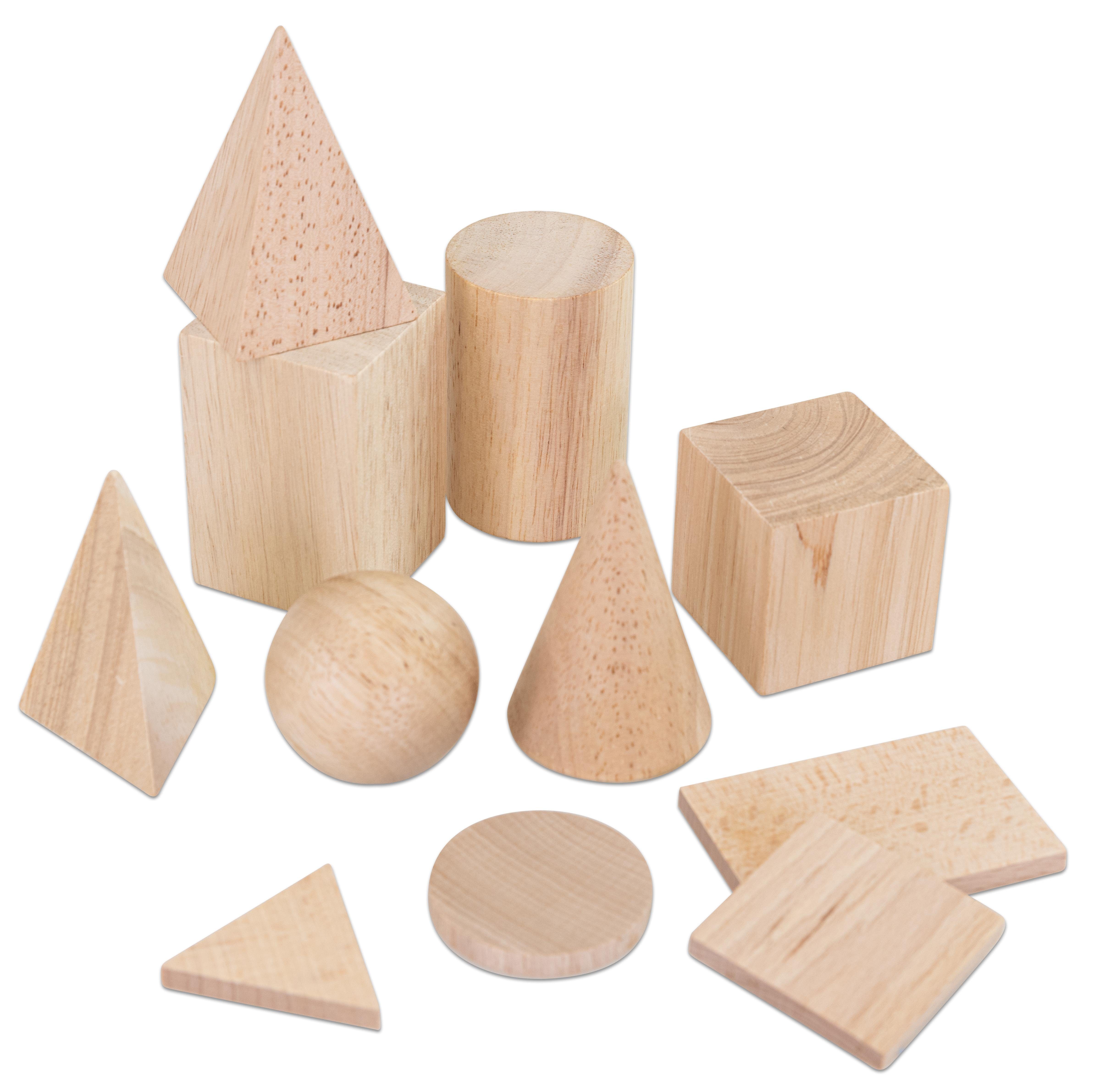 Betzold Lernspielzeug Geometriekörper und Grundflächen, 11-tlg. Satz