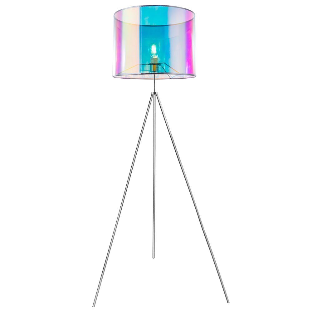 Stehleuchte Wohnzimmerleuchte Globo Beistelllampe Leuchtmittel multicolor Stehlampe, nicht inklusive, Stehlampe