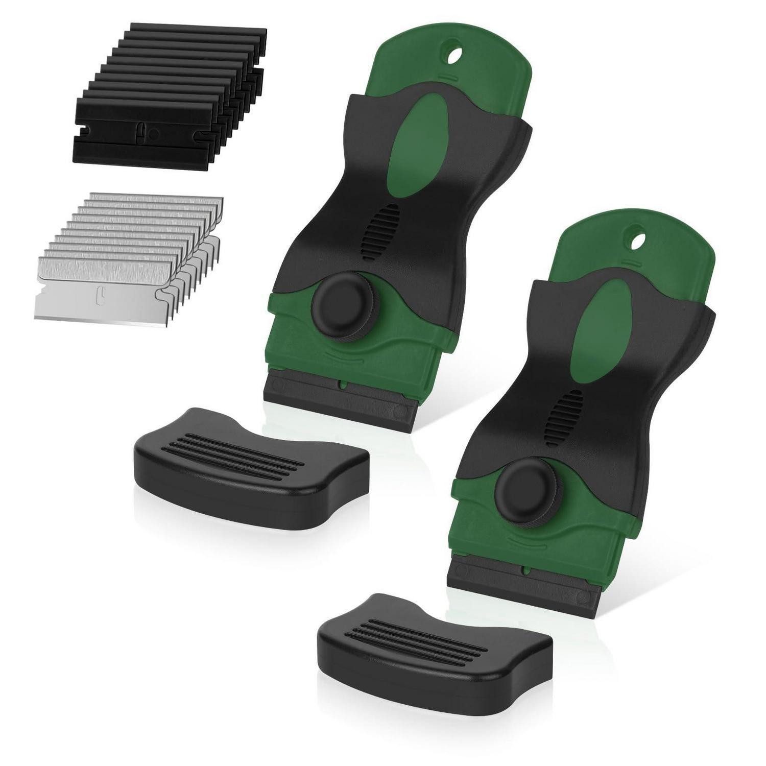 LuxusKollektion Multifunktionsspachtel Keramikfeldschaber Set Grün 2 Stück (2-St)