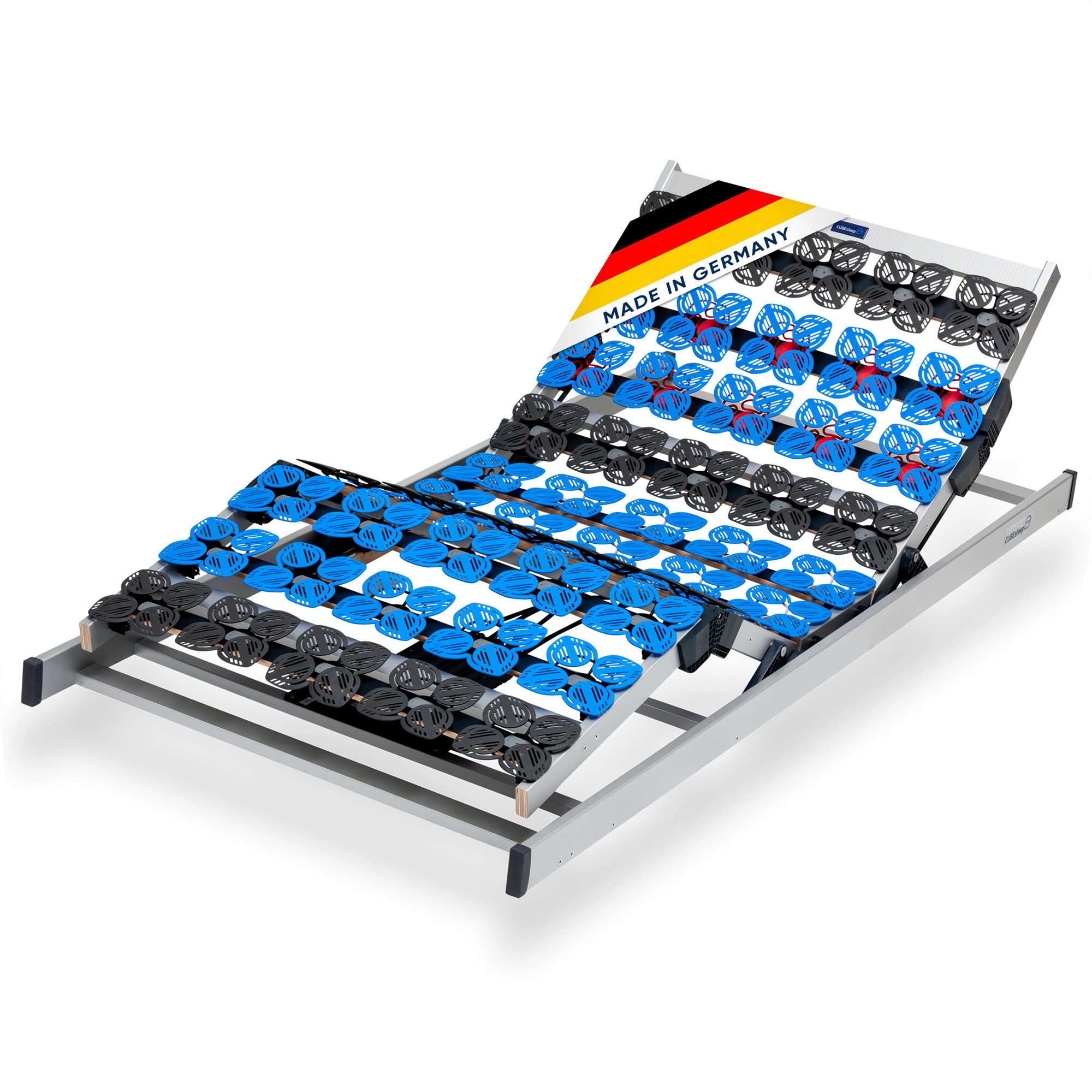 Lattenrost Cloud KF M, CUBEsleep, Kopfteil elektrisch verstellbar, Fußteil elektrisch verstellbar, Kabel-Fernbedienung, Vergleichssieger, Made in Germany