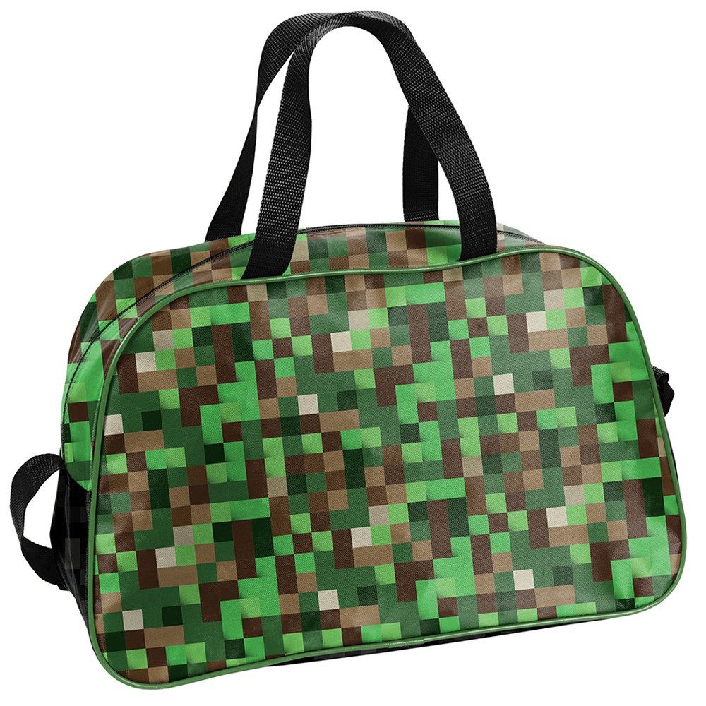 PASO Sporttasche Pixels Schwimmbadtasche leicht Jungen, Pixels – Schulranzen – Schwarz