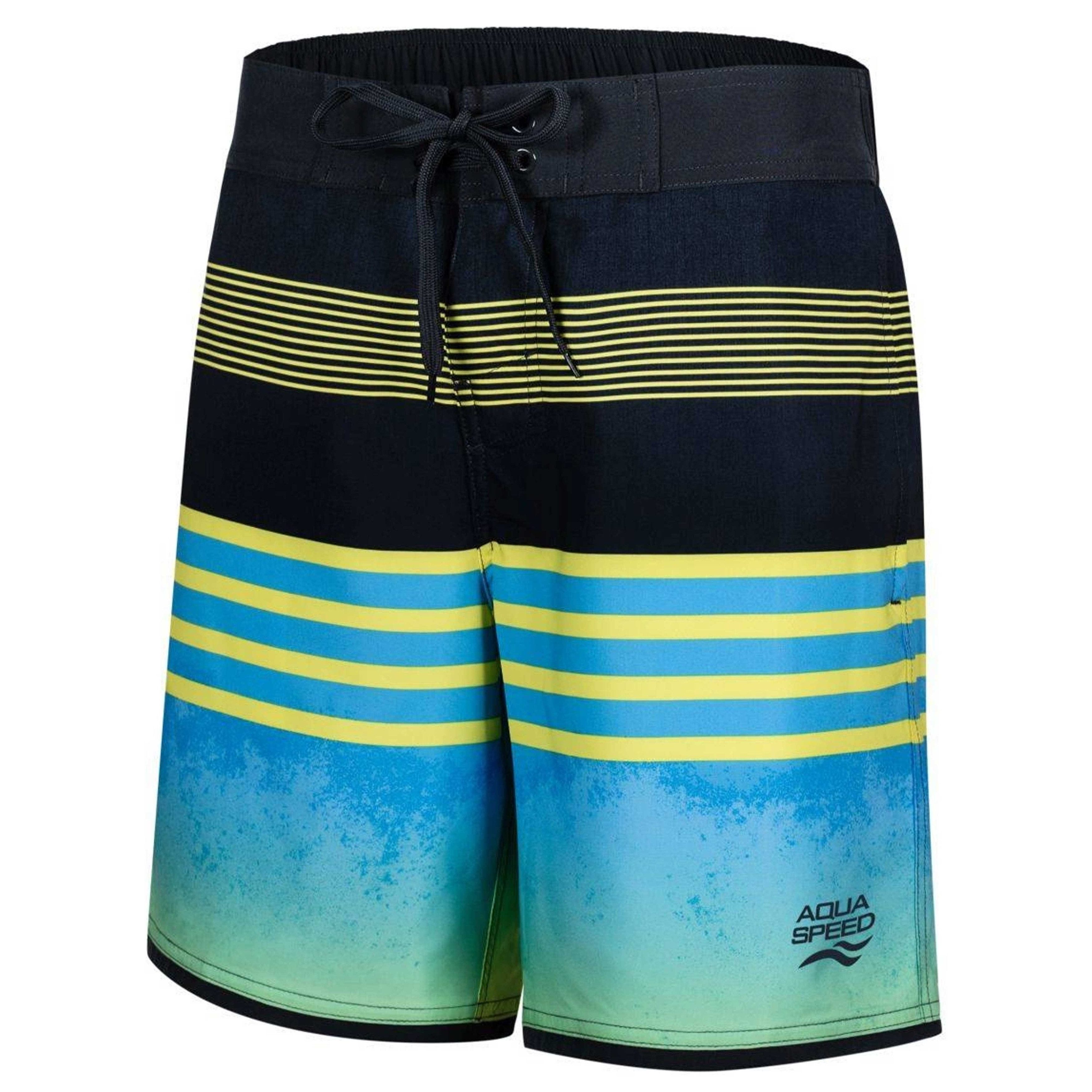 Aqua Speed Boardshorts (NOLAN Strandhose Badehose Schwimmhose Badeshorts Mann) Bequemer Sitz unterstützt entspanntes Tragen an warmen Tagen