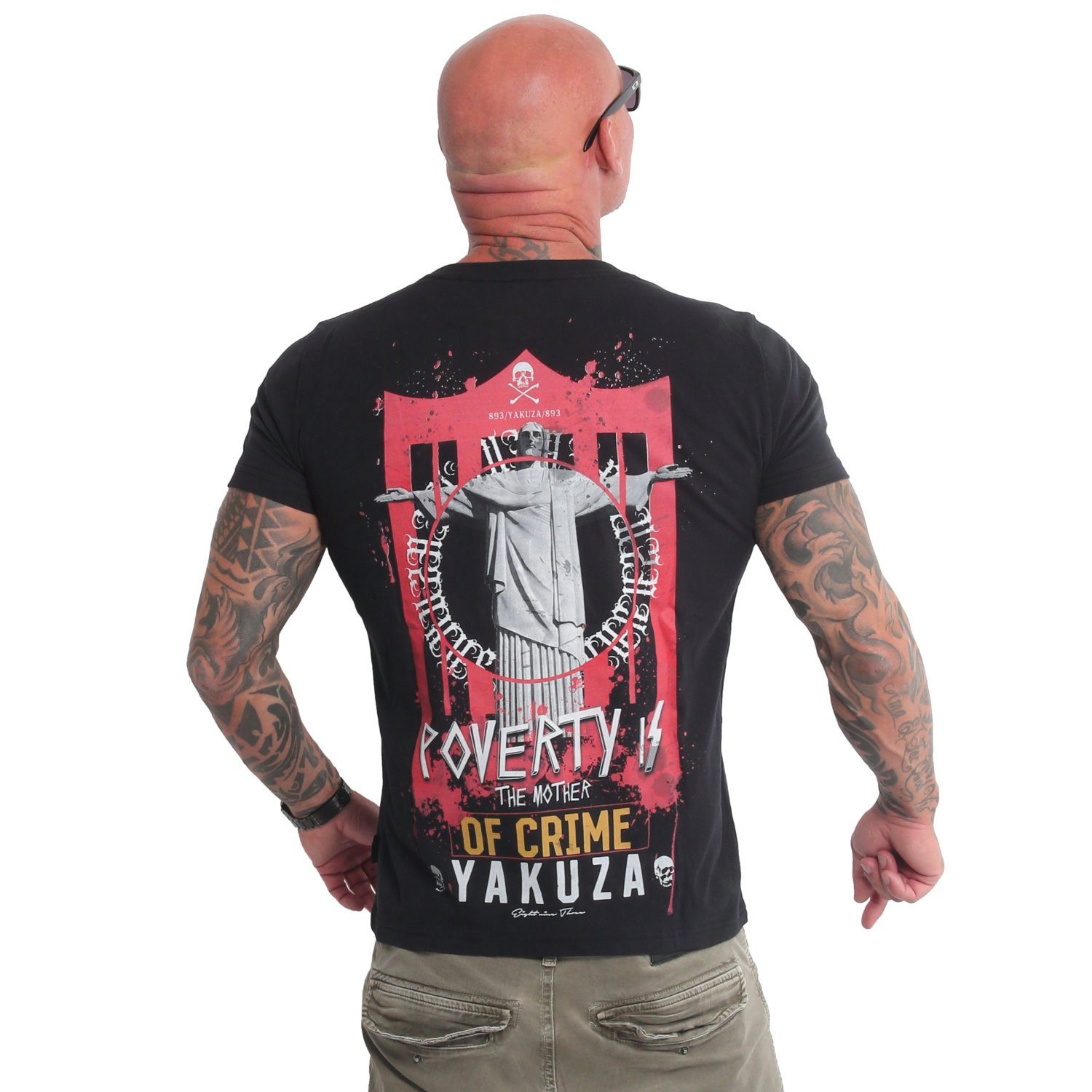 YAKUZA T-Shirt Poverty schwarz