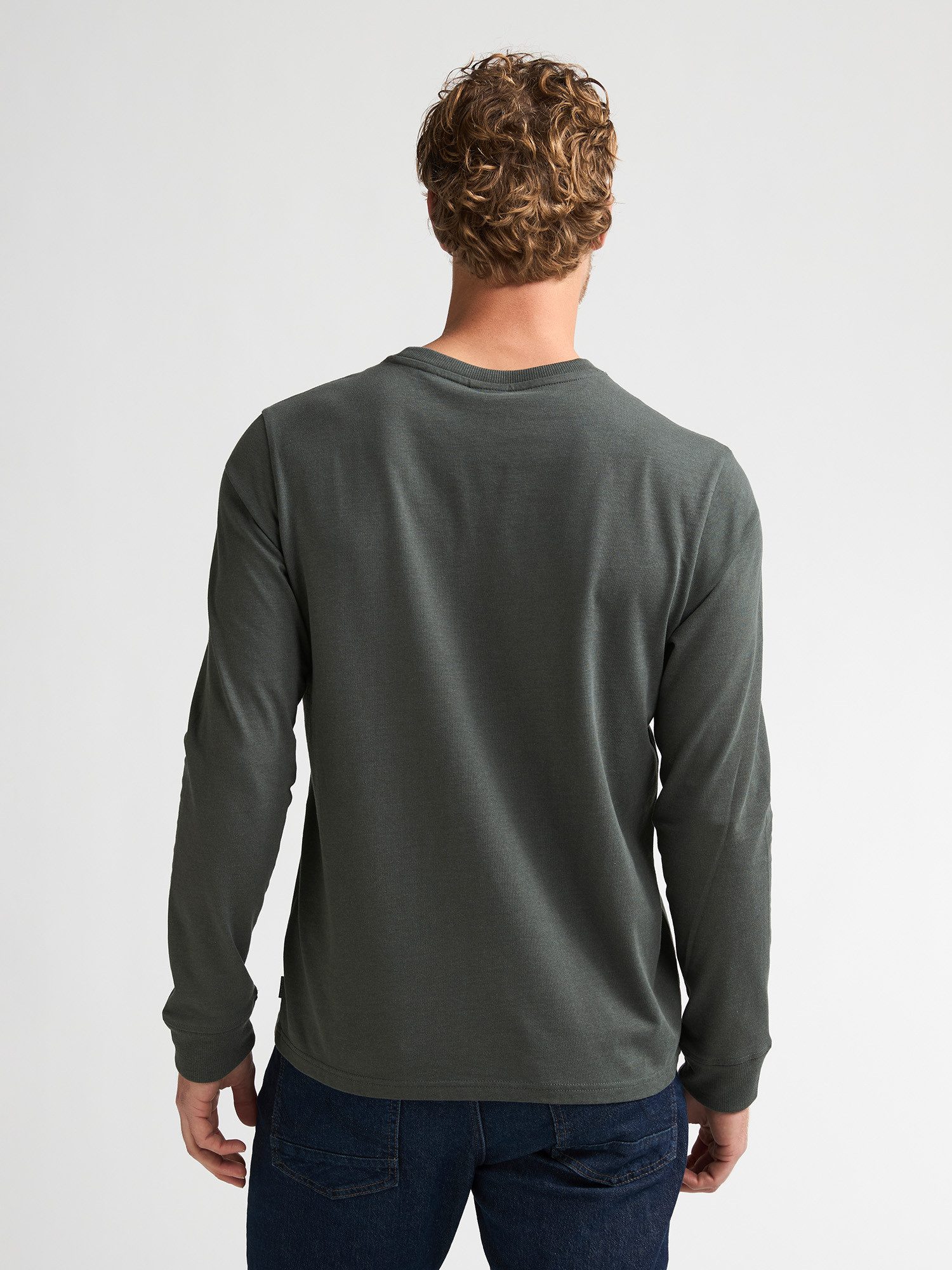 Petrol Industries Langarmshirt mit Rundhalsausschnitt, kleine Logoprägung – Bild 2 von 5