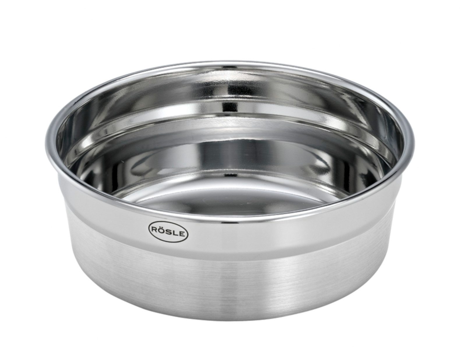 RÖSLE Aufbewahrungssystem FLEXX 2GO Dose rund 13,5x13,5cm 0,4l, Edelstahl 18/10