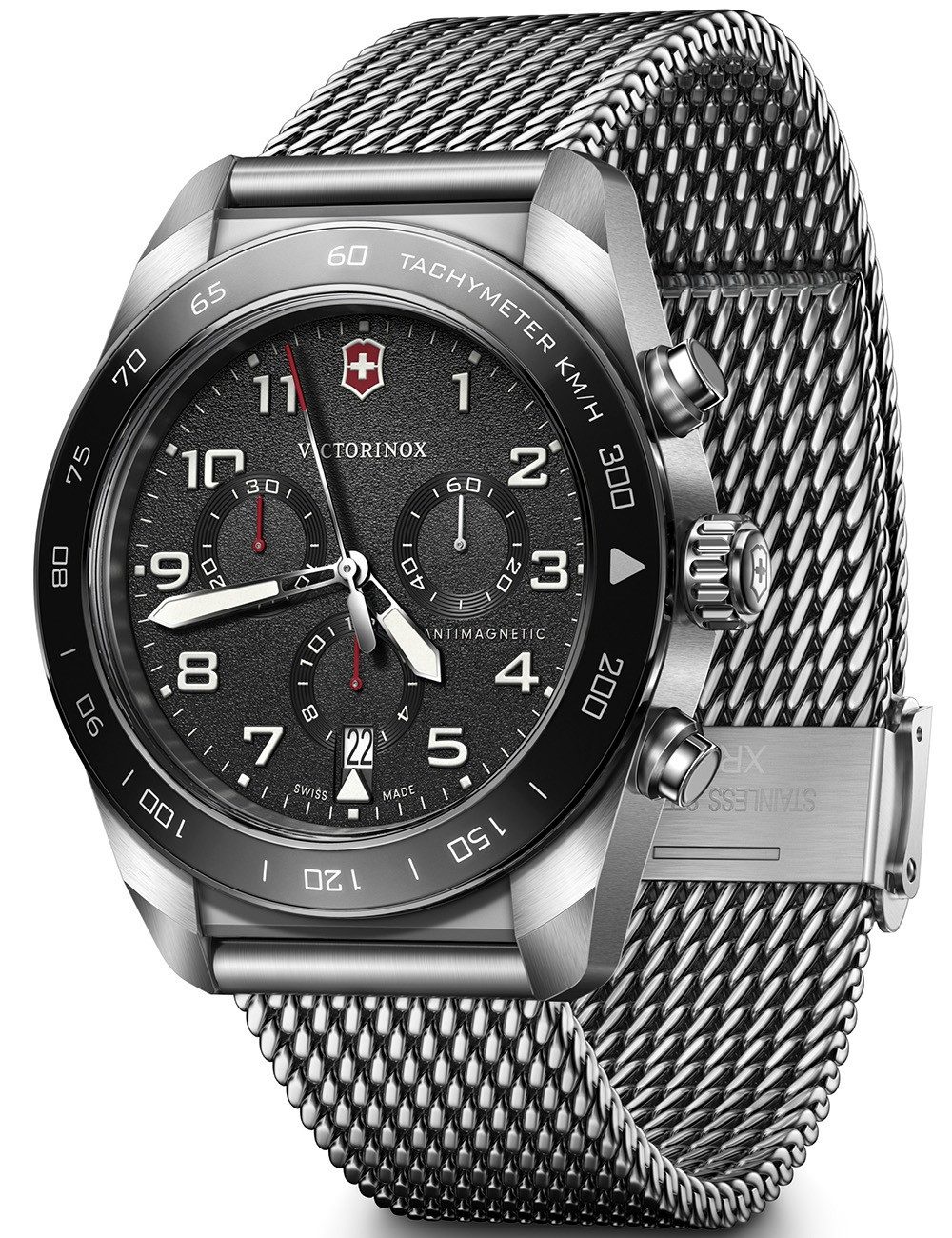 Victorinox Quarzuhr Victorinox 242048 Herrenuhr Swiss Army Chrono 42mm 10ATM Victorinox 242048 Herrenuhr Swiss Army Chrono 42mm 10ATM
