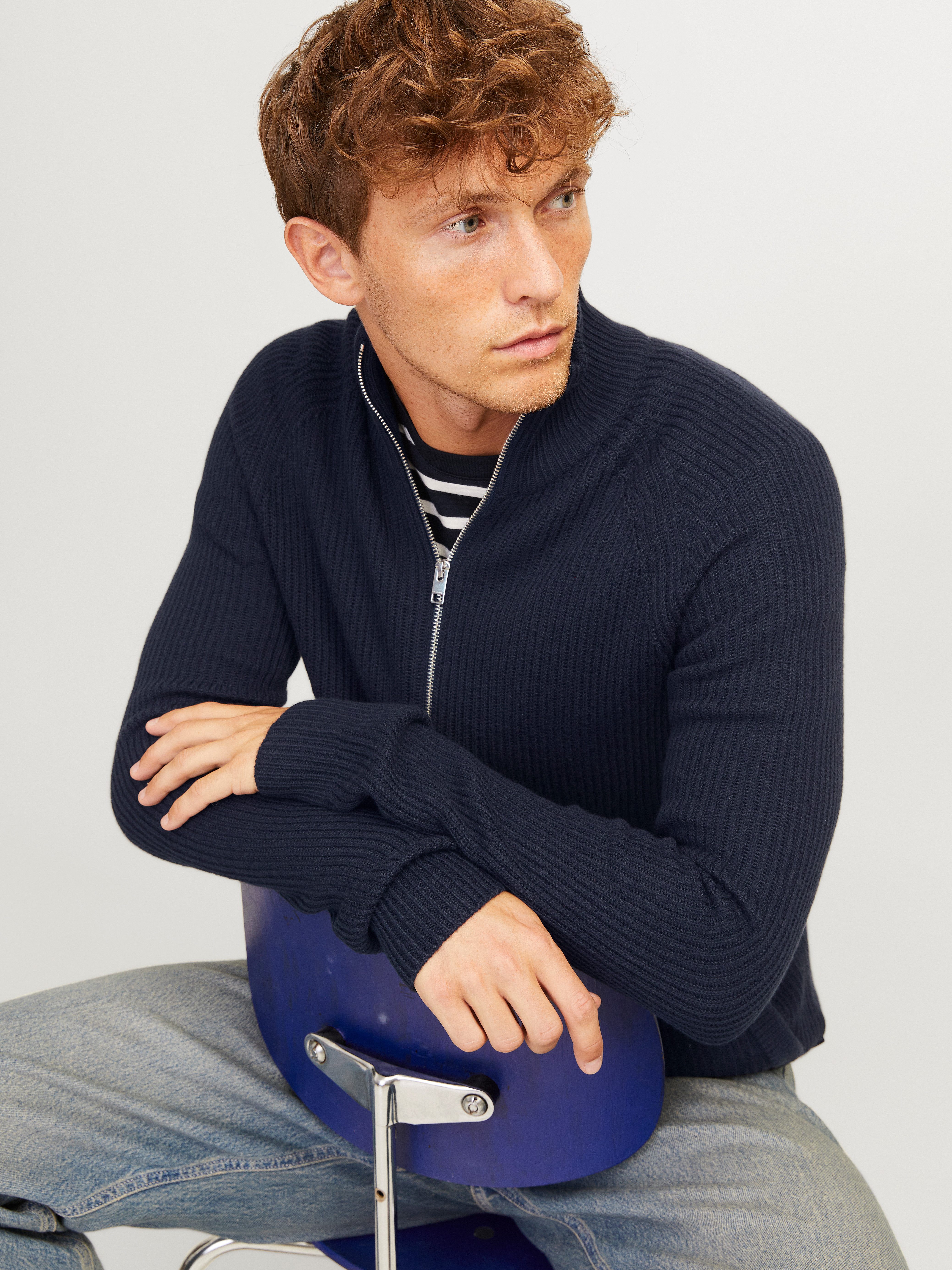 Jack & Jones Strickjacke JJPANNEL KNIT günstig online kaufen