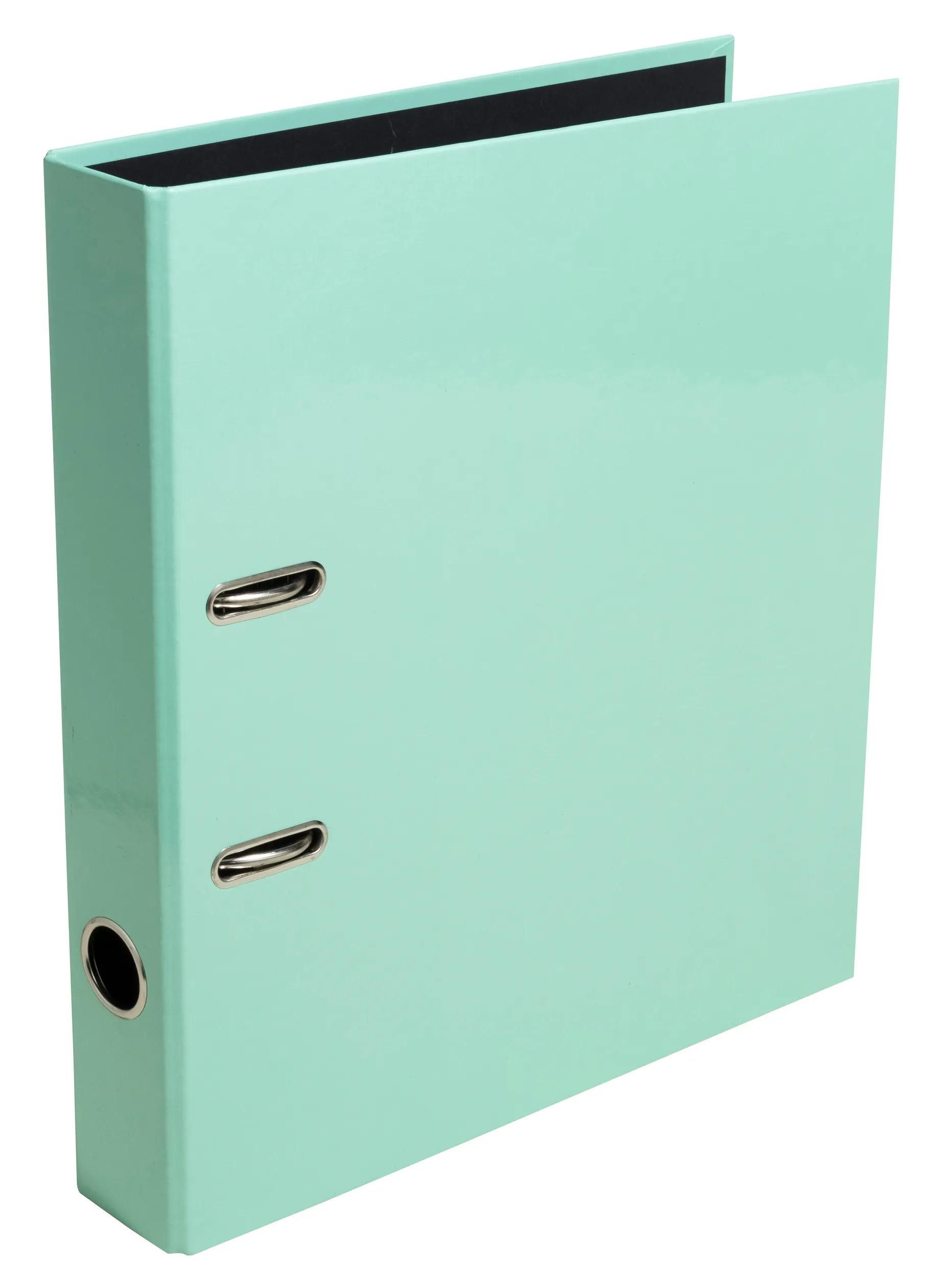 EXACOMPTA Aktenordner 10x Ordner Prem'Touch A4, Rücken 50mm, Aquarel - Pastellgrün - 53468E, Ordner Papier Kollektion
