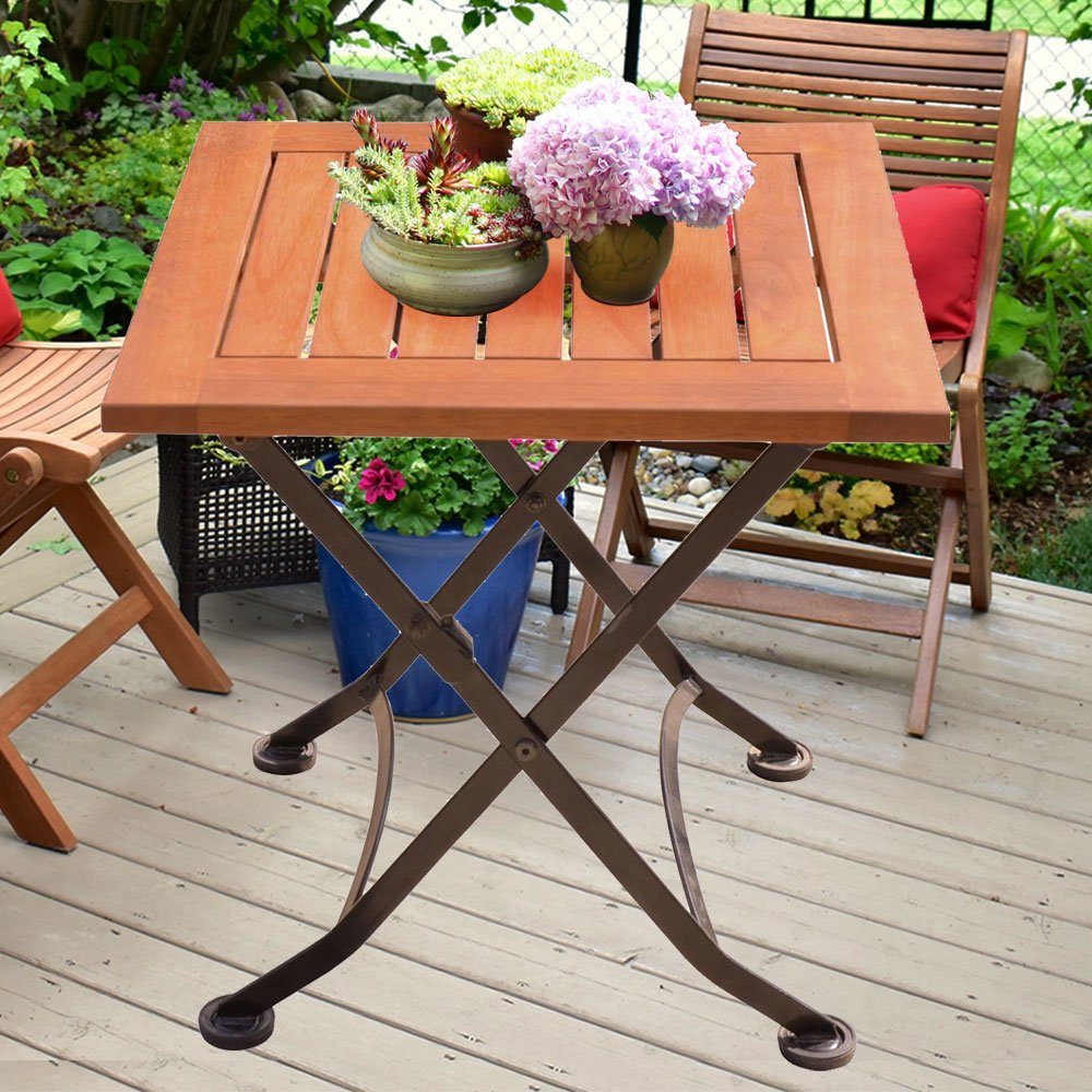etc-shop Gartentisch, Beistelltisch klappbar Campingtisch Balkontisch Länge 45 | Tische