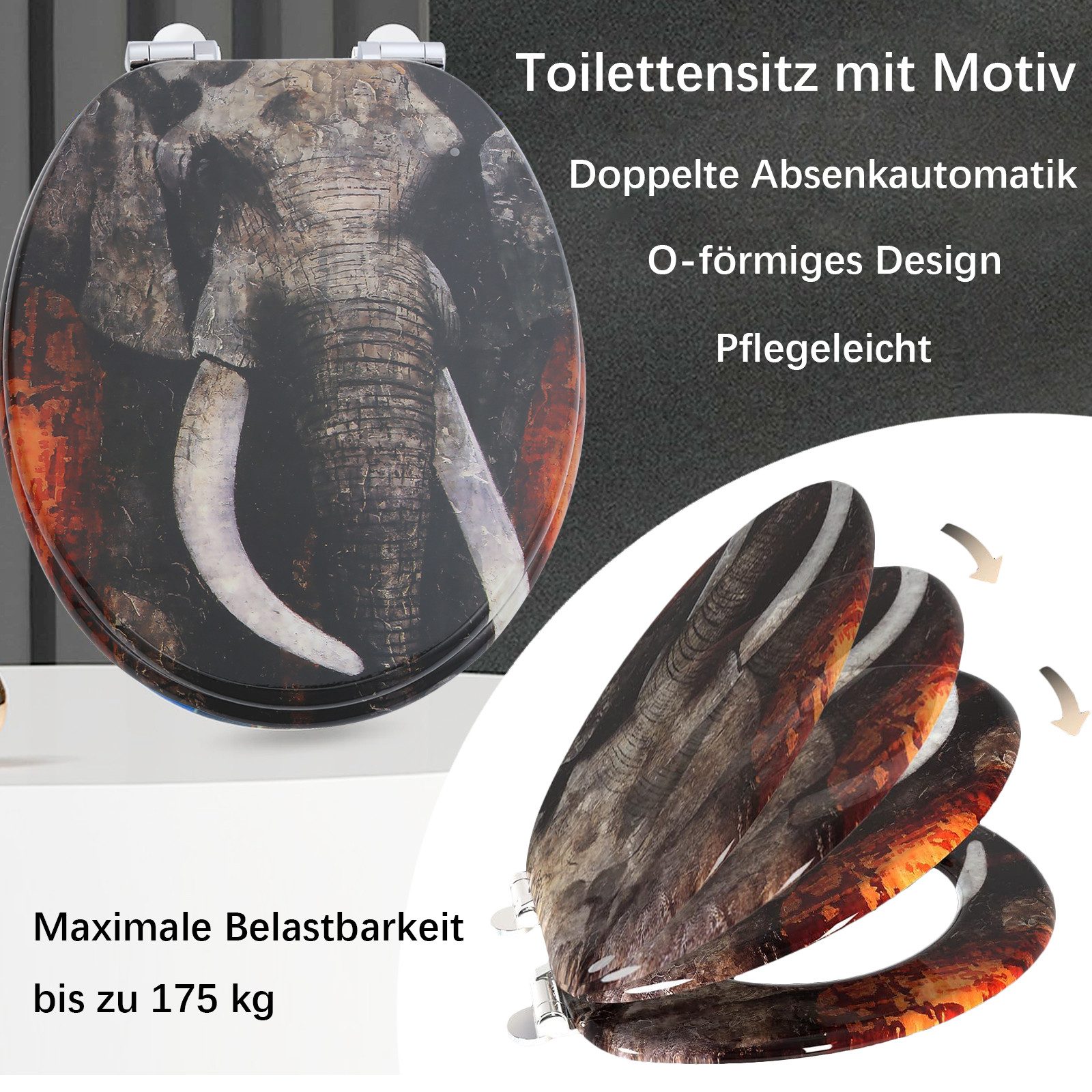 style home WC-Sitz Toilettendeckel mit doppelter günstig online kaufen